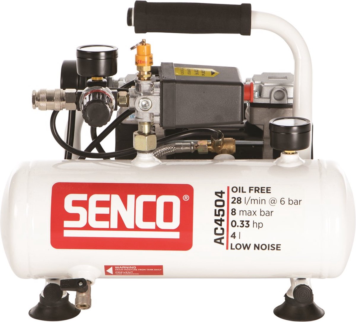 Senco Olievrije Geluidsarme AC4504 Compressor