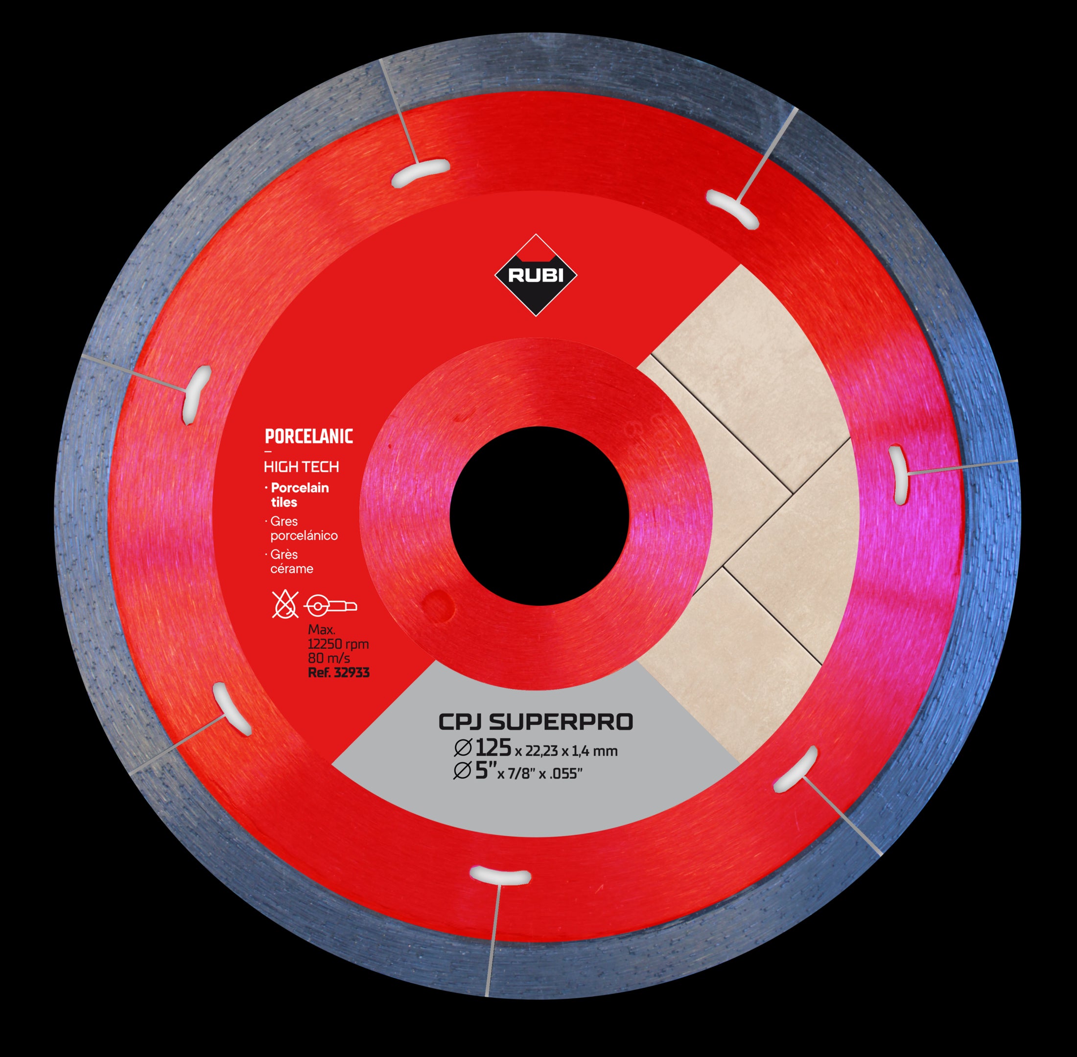 Rubi CPJ Diamantzaagblad J-Slot Superpro 125