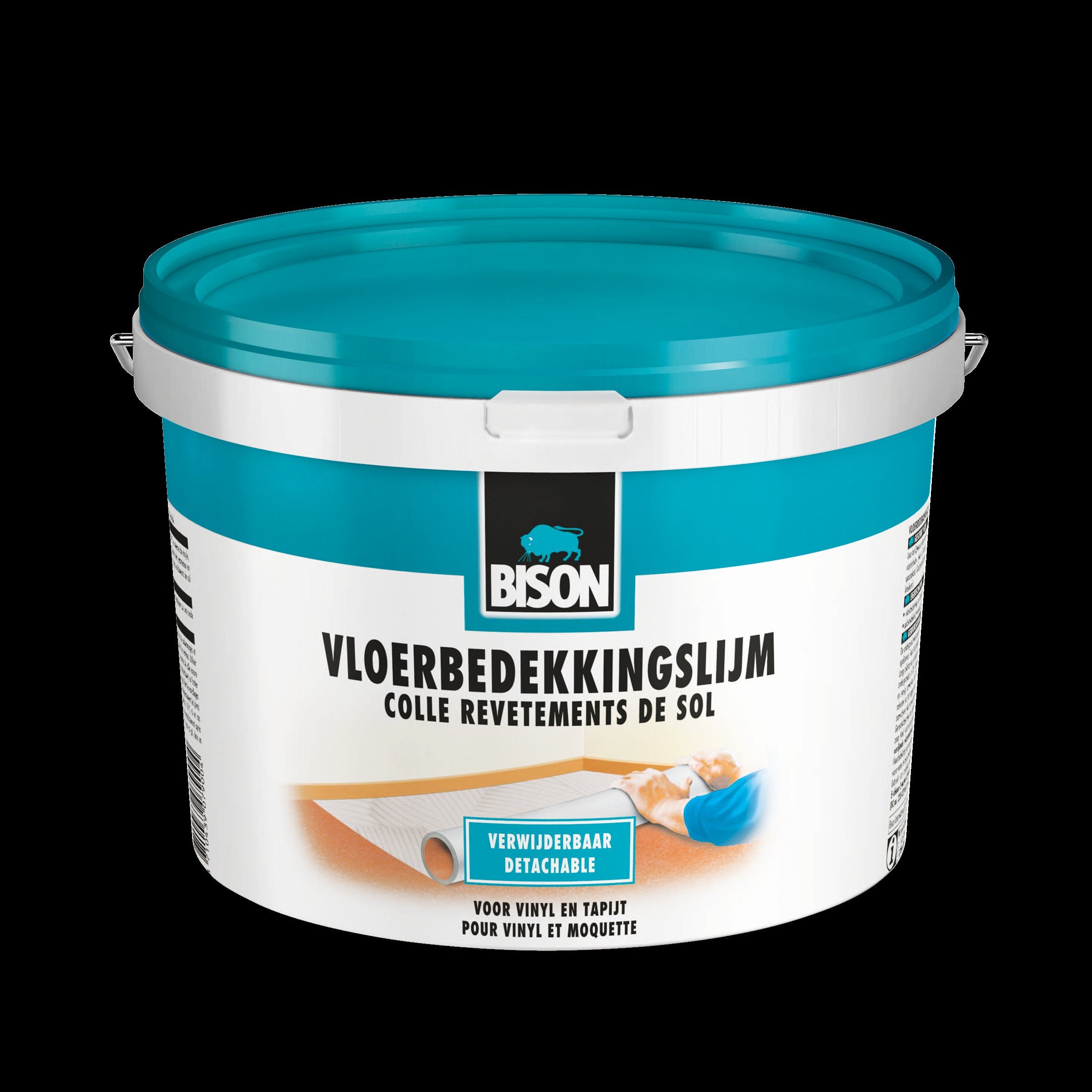 Bison vloerbedekkingslijm Verwijderbaar Buc 2.5kg