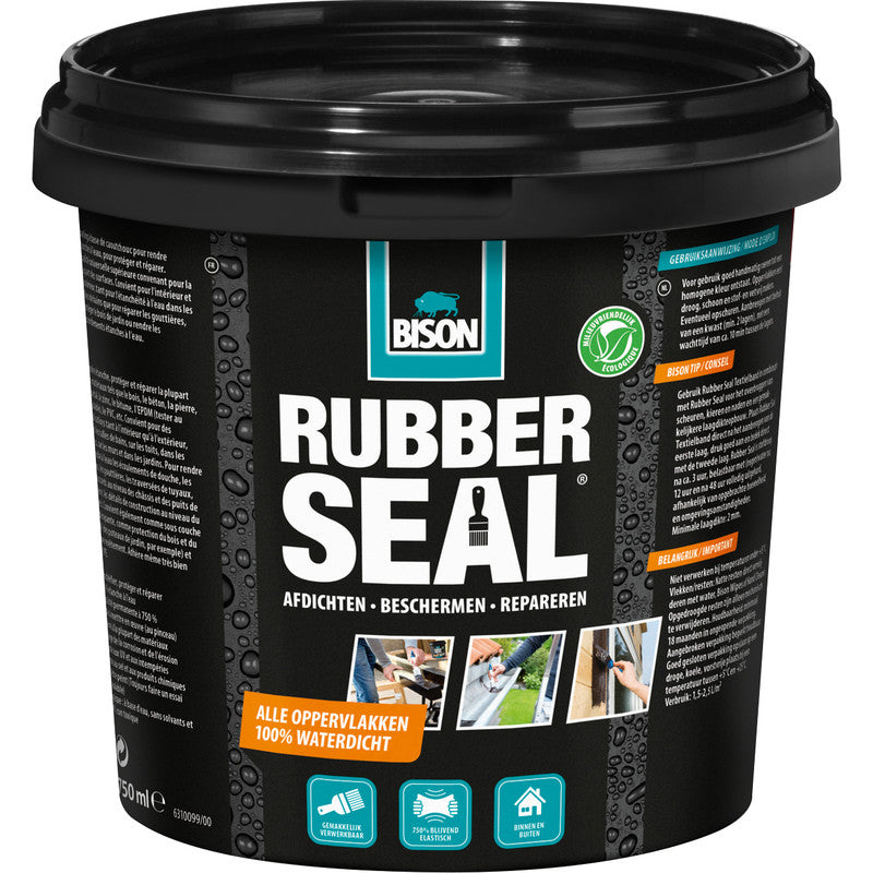 Bison Rubber Seal coating noir 750ml