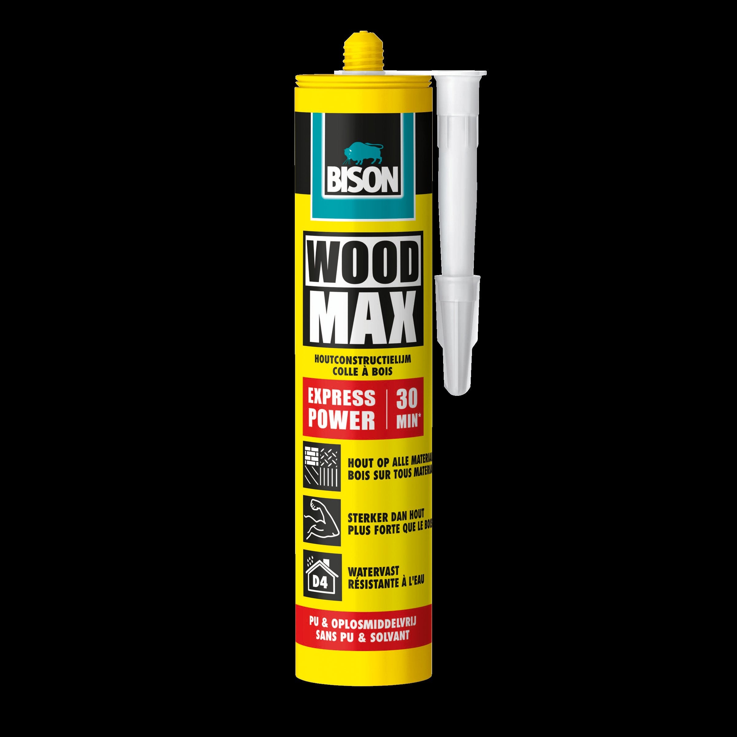 Bison Wood Max Houtlijm Express Power 30min 380gr