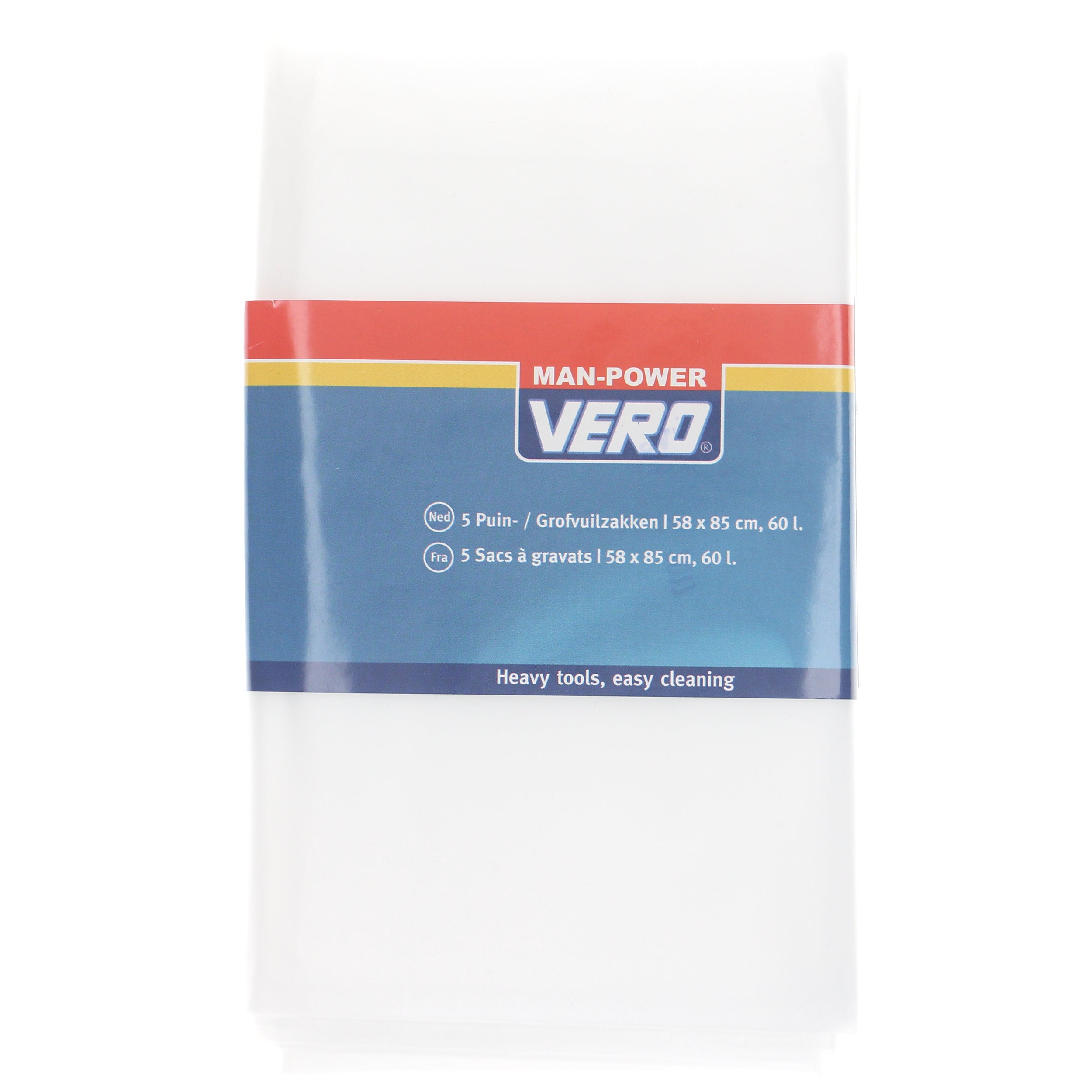 Vero grofvuilzakken 60L 58x85cm 5 stuks