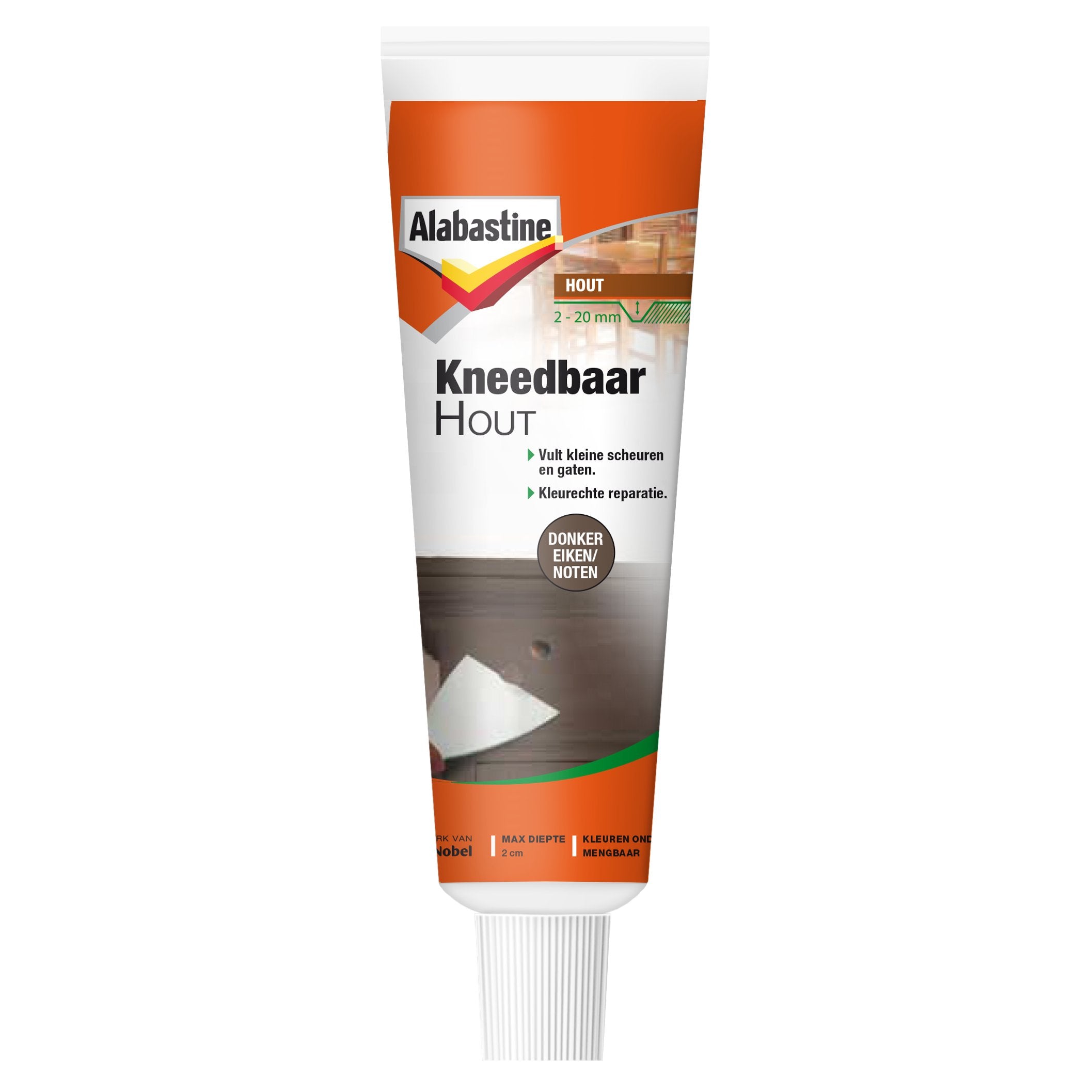 Alabastine kneedbaar hout donker eiken 75gr