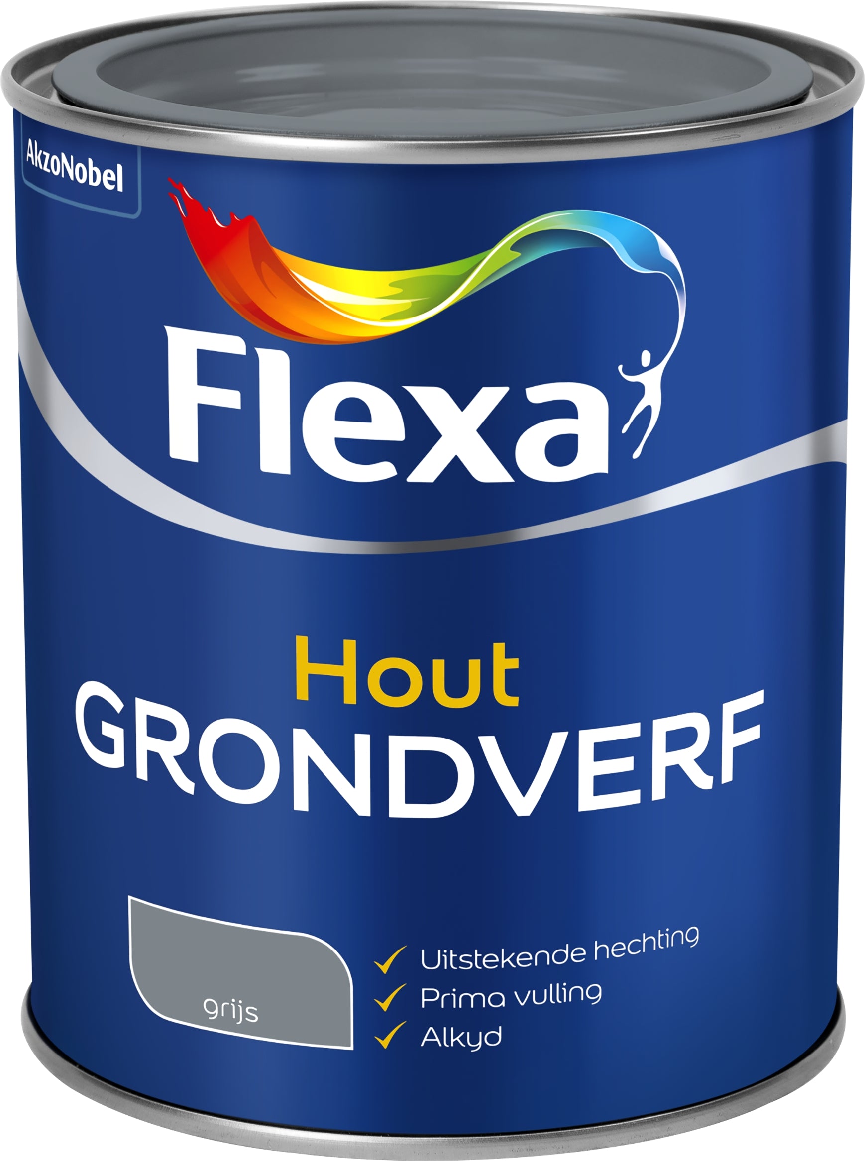 Flexa grondverf hout grijs 750ml