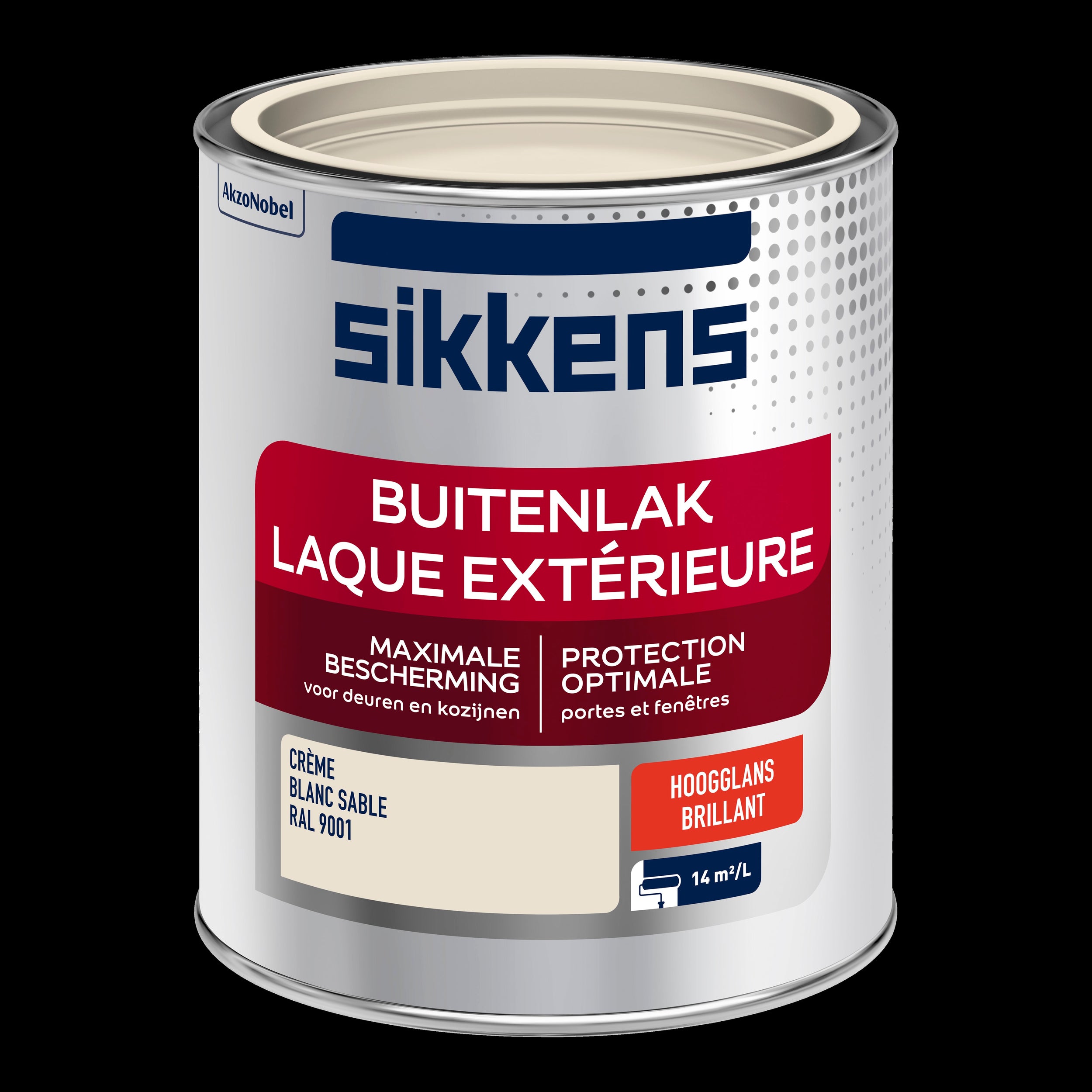 Sikkens buitenlak hoogglans RAL 9001 750ml