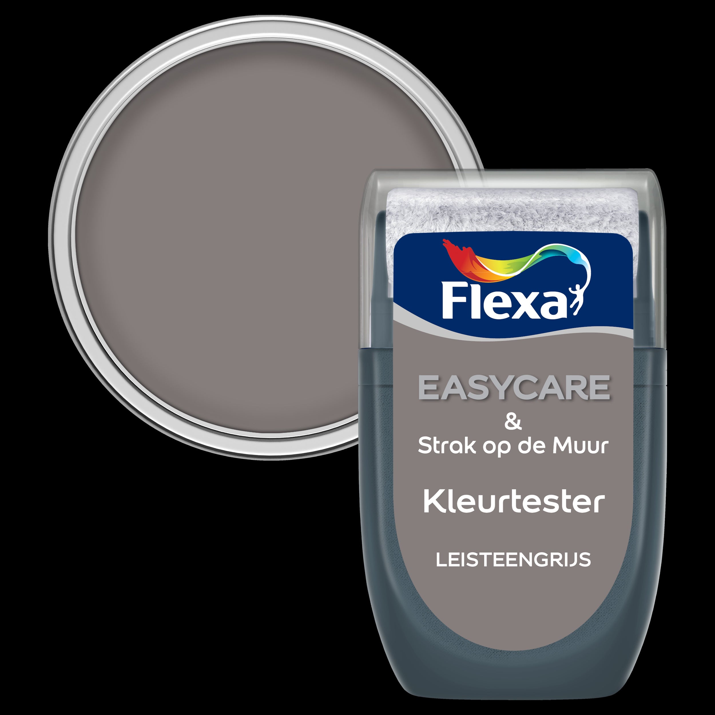 Flexa muurverf tester Strak op de Muur leisteengrijs 30ml