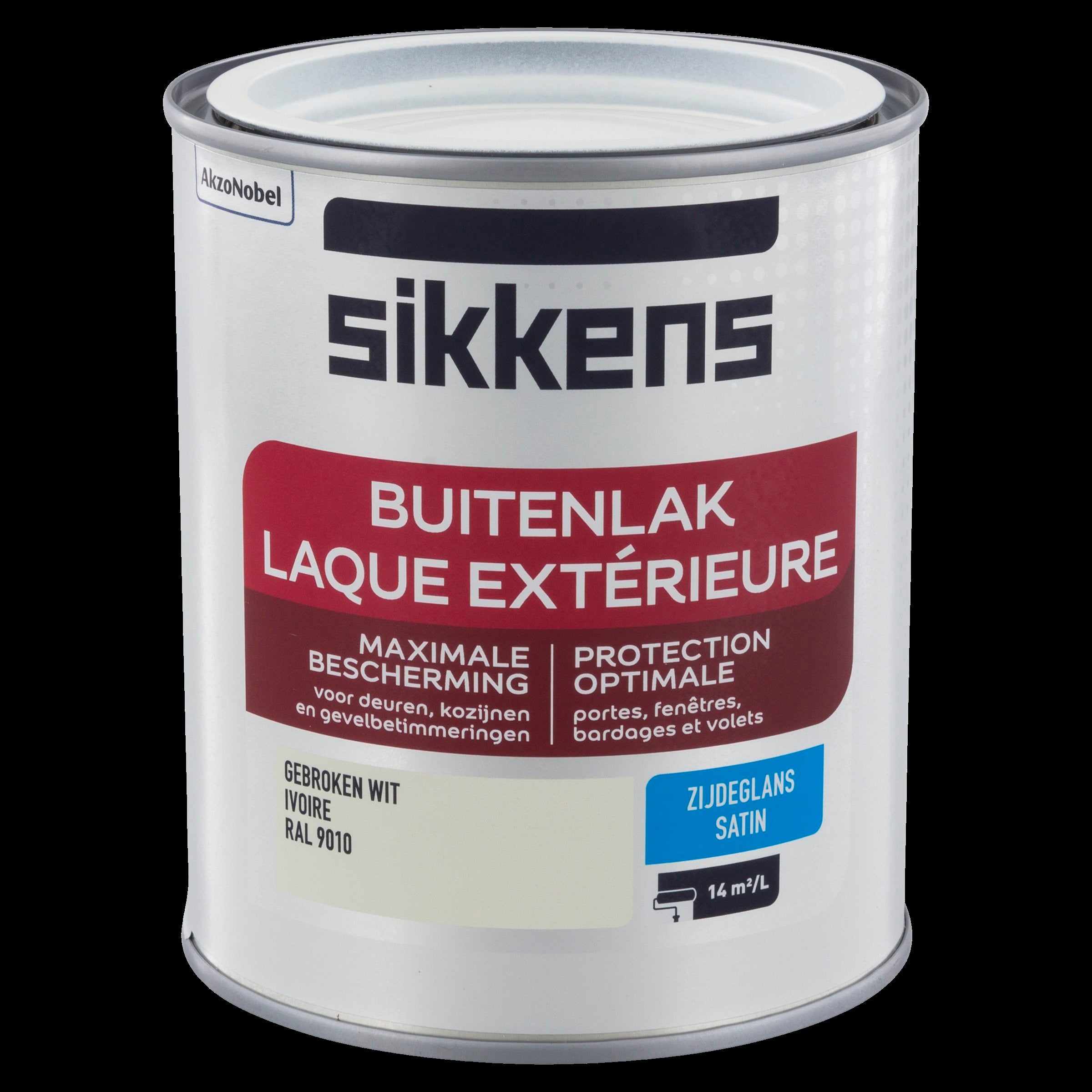 Sikkens buitenlak zijdeglans RAL 9010 0,75L