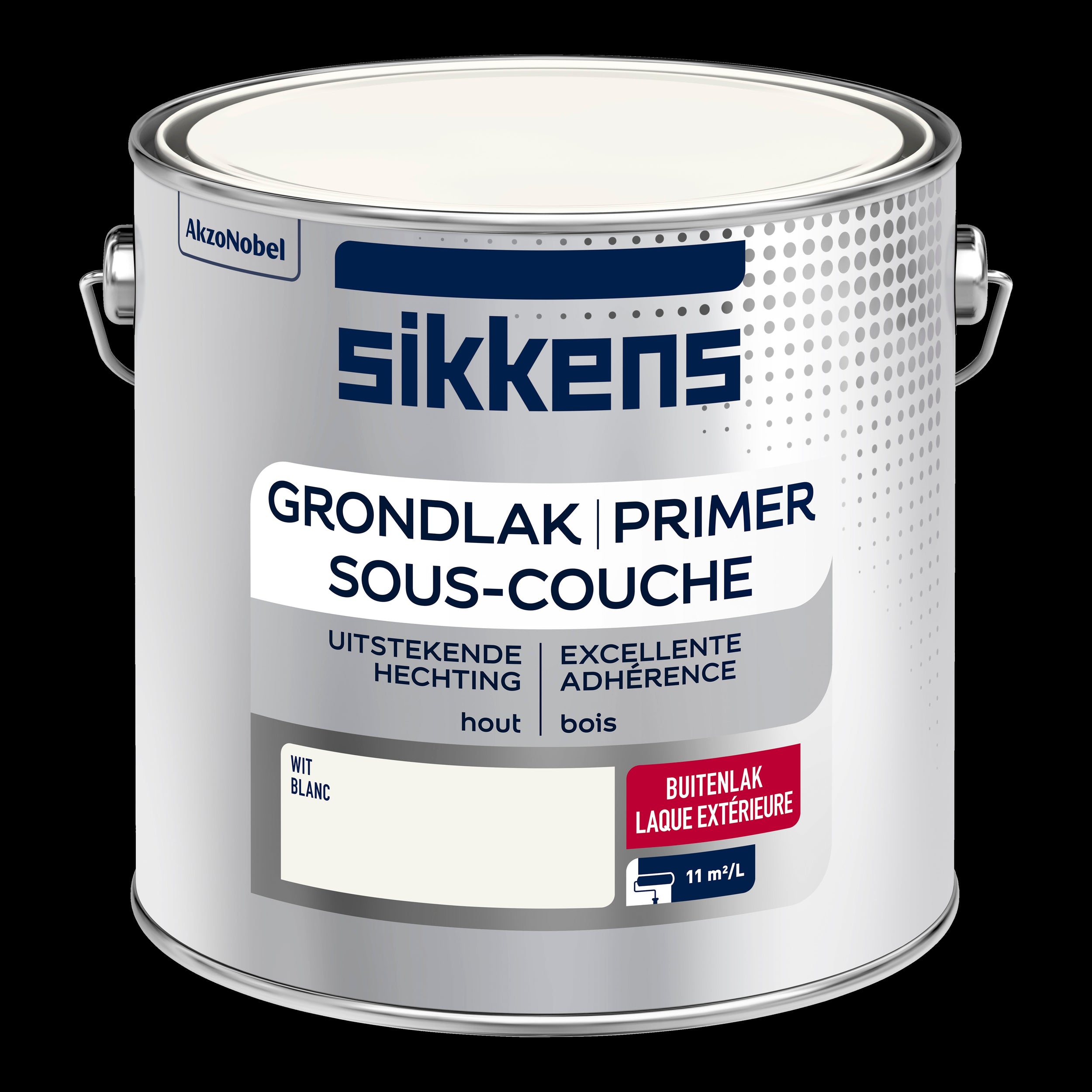 Sikkens grondverf buiten wit 2,5L