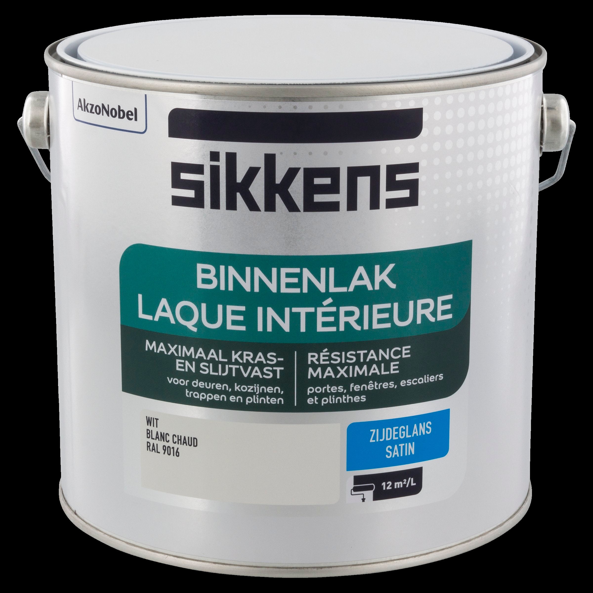 Sikkens binnenlak zijdeglans RAL 9016 2,5L