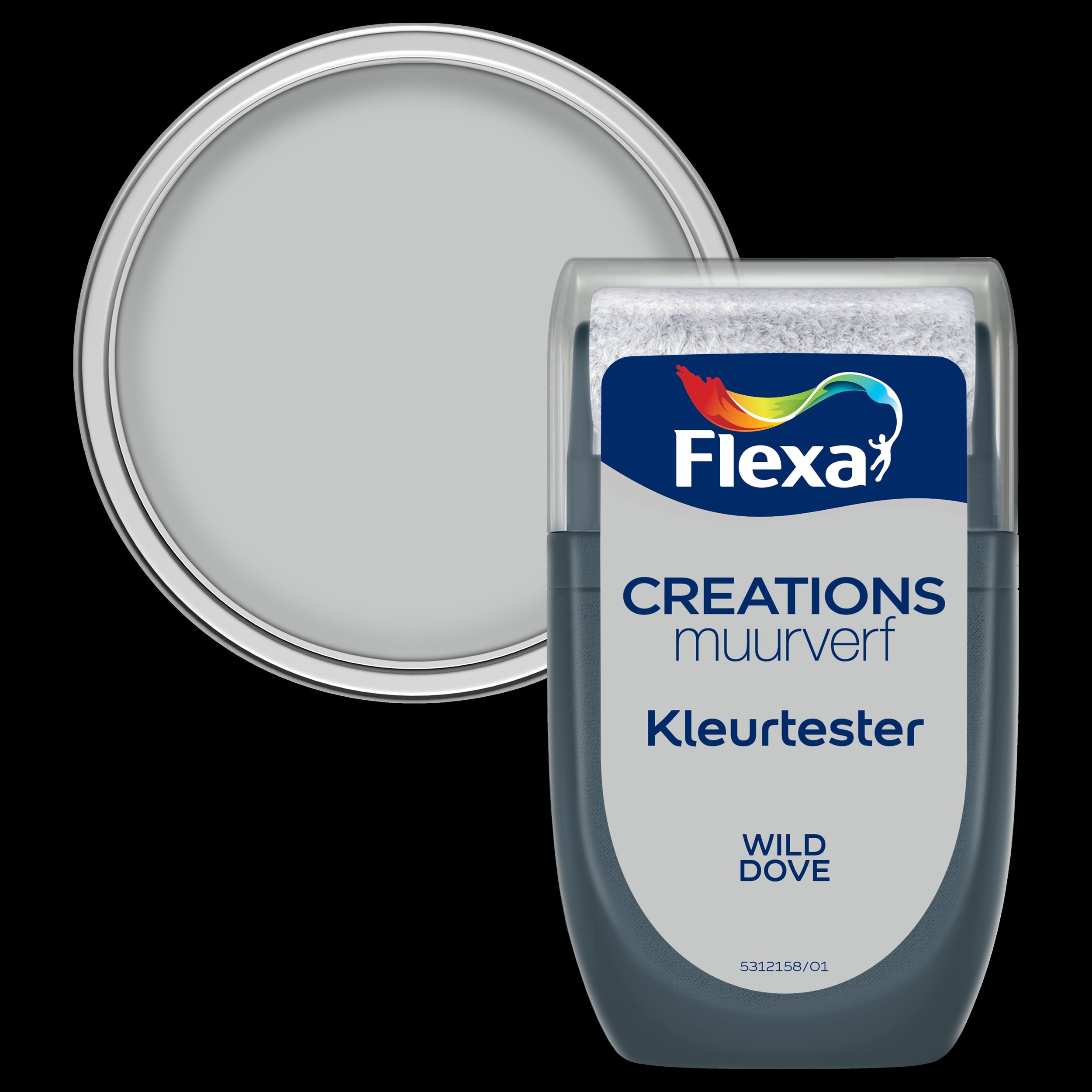 Flexa muurverf tester Creations wild dove 30ml