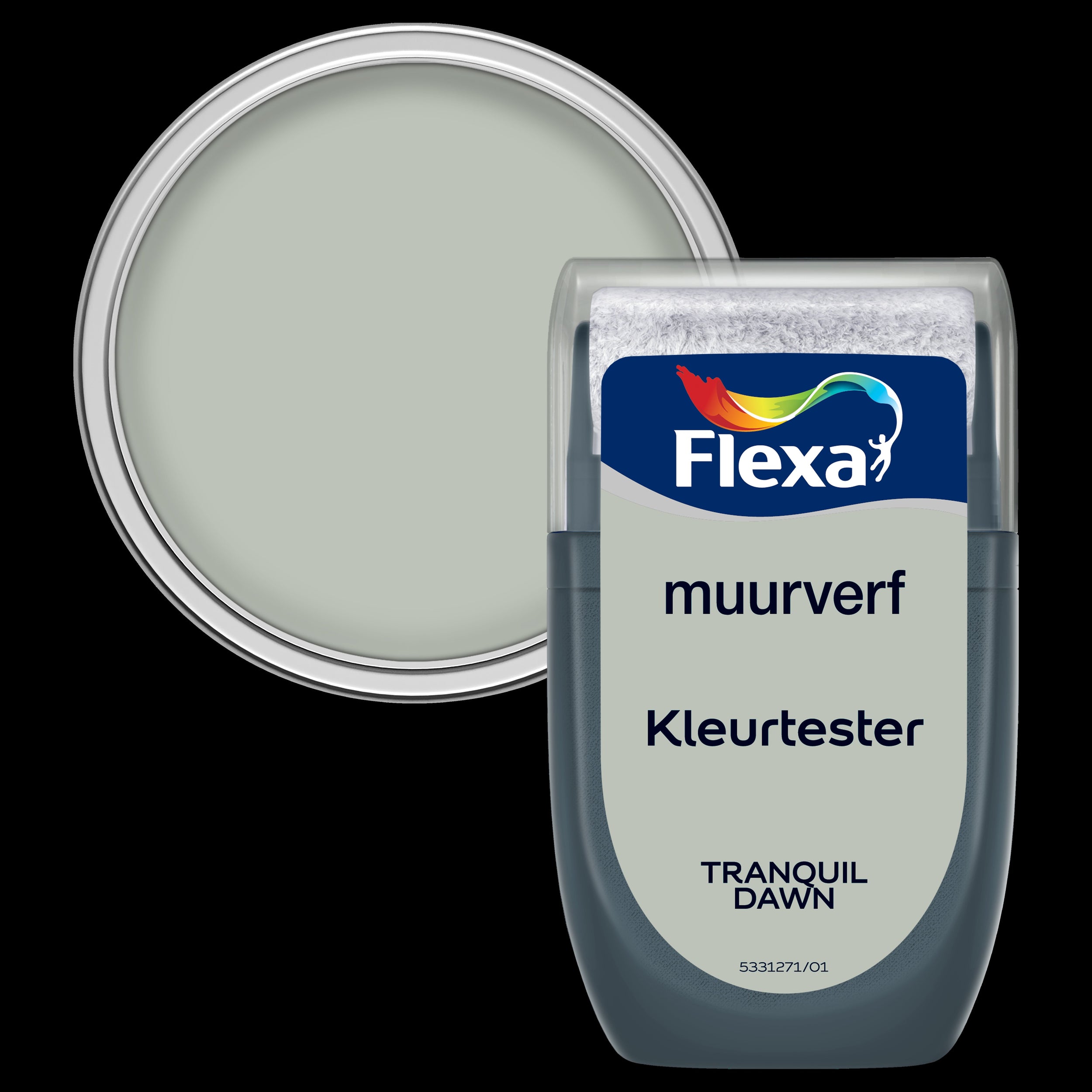 Flexa muurverf tester Strak op de Muur tranquil dawn 30ml