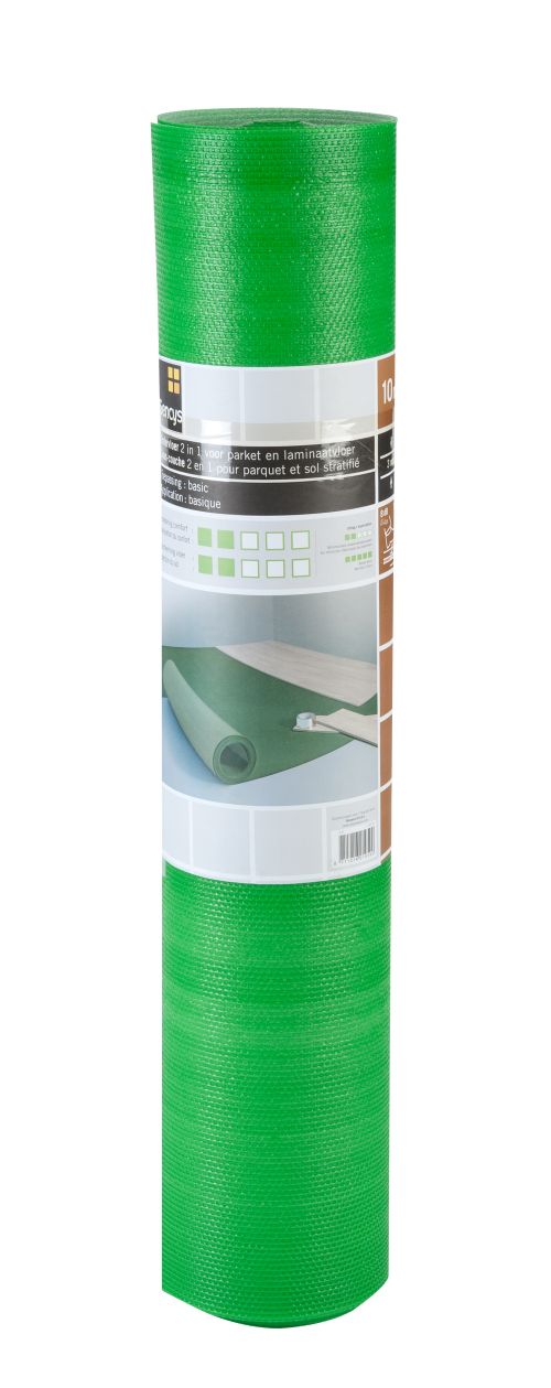 Sencys - laminaat ondervloer - 2-in-1 - 8 dB - 10m²