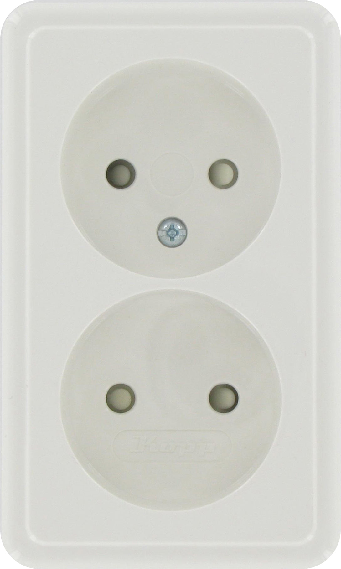 Sencys stopcontact Tuleda 2-voudig wit