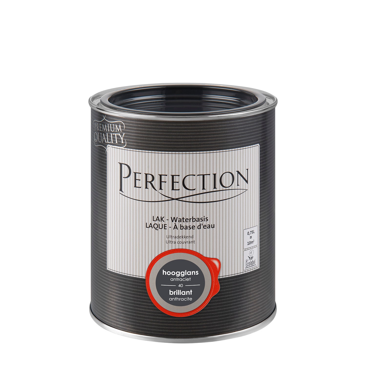 Perfection lak Ultradekkend hoogglans antraciet 750ml