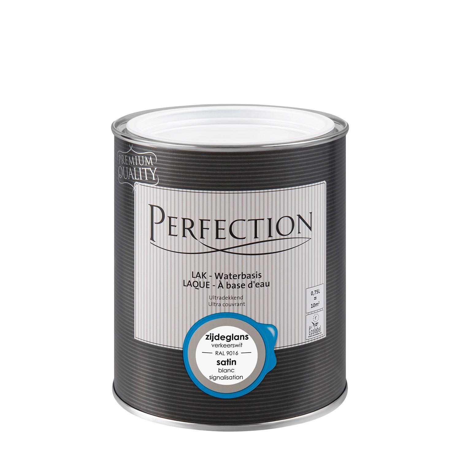 Perfection lak Ultradekkend zijdeglans verkeerswit RAL 9016 750ml