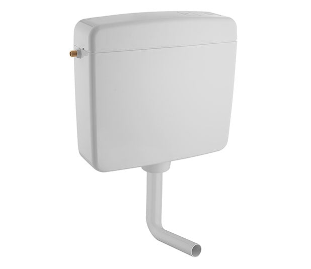 AquaVive reservoir Arques laaghangend 3/6L dual flush wit
