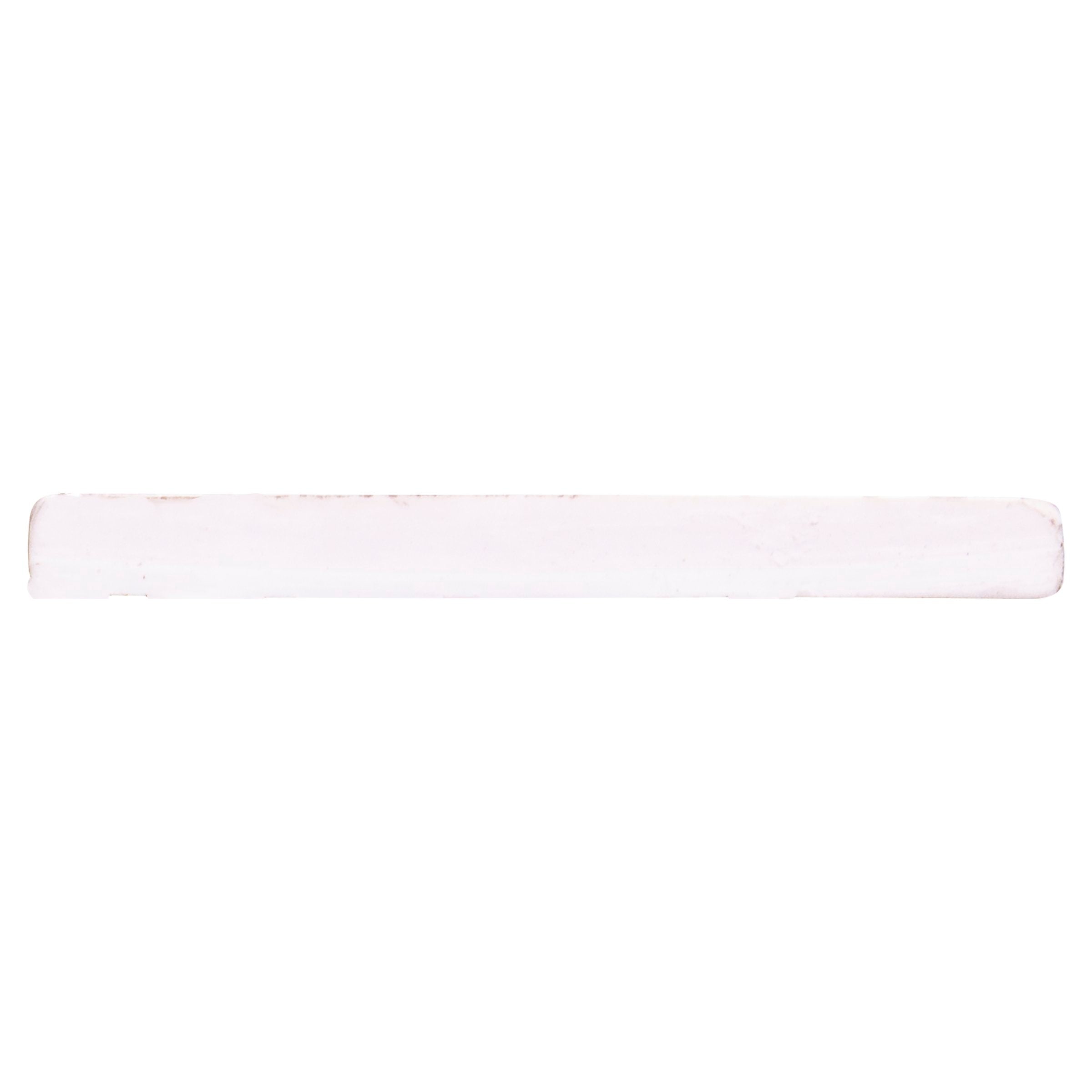 Afdekprofiel kunststof wit 2x20mm 260cm