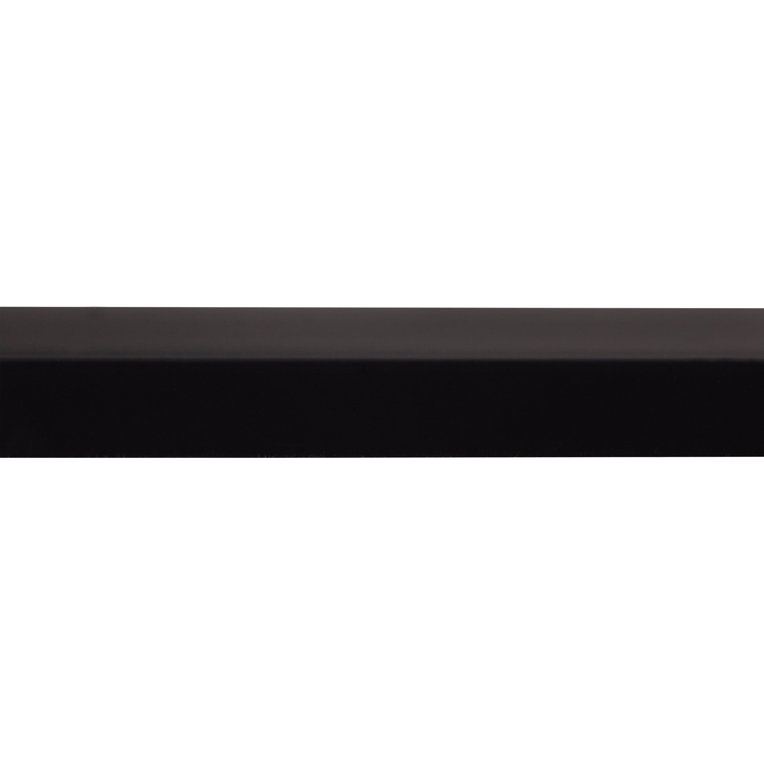 Hoekprofiel kunststof 20x20mm - Zwart - 260cm