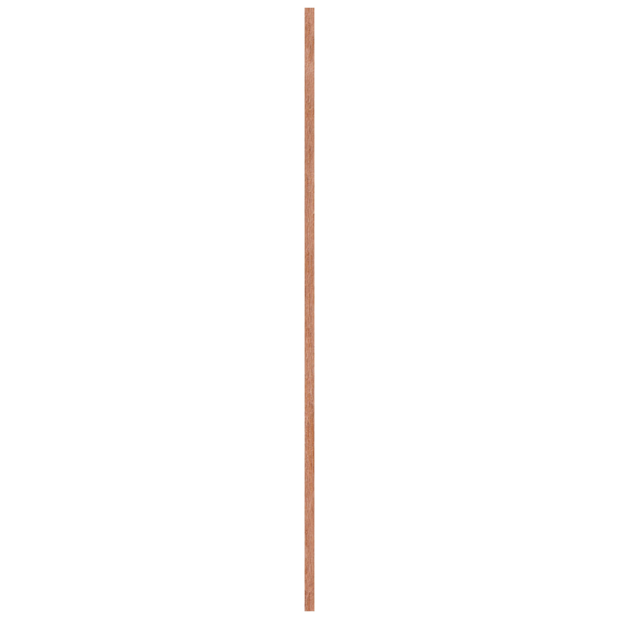 Schaaflat hardhout 9x44mm 270cm