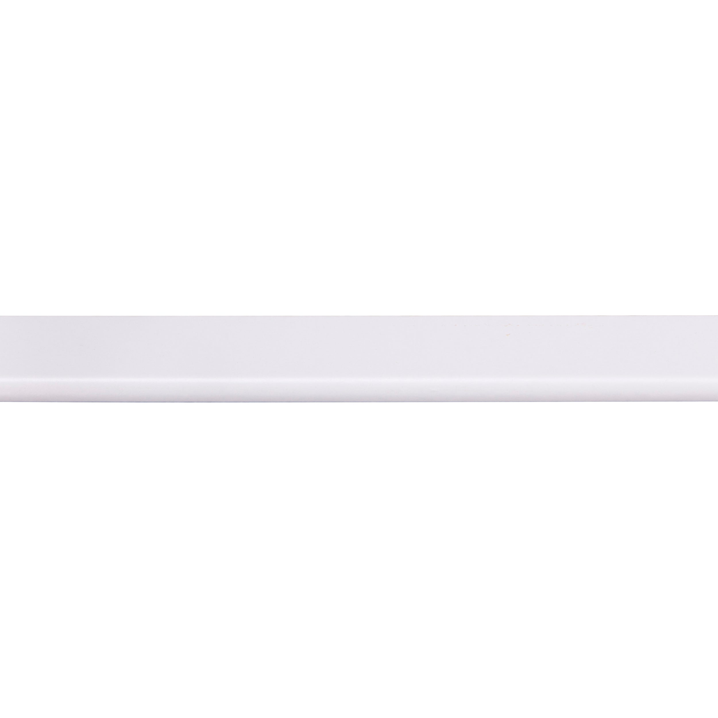 Plakplint - MDF - Wit - Zelfklevend - 240cm - 26x4mm