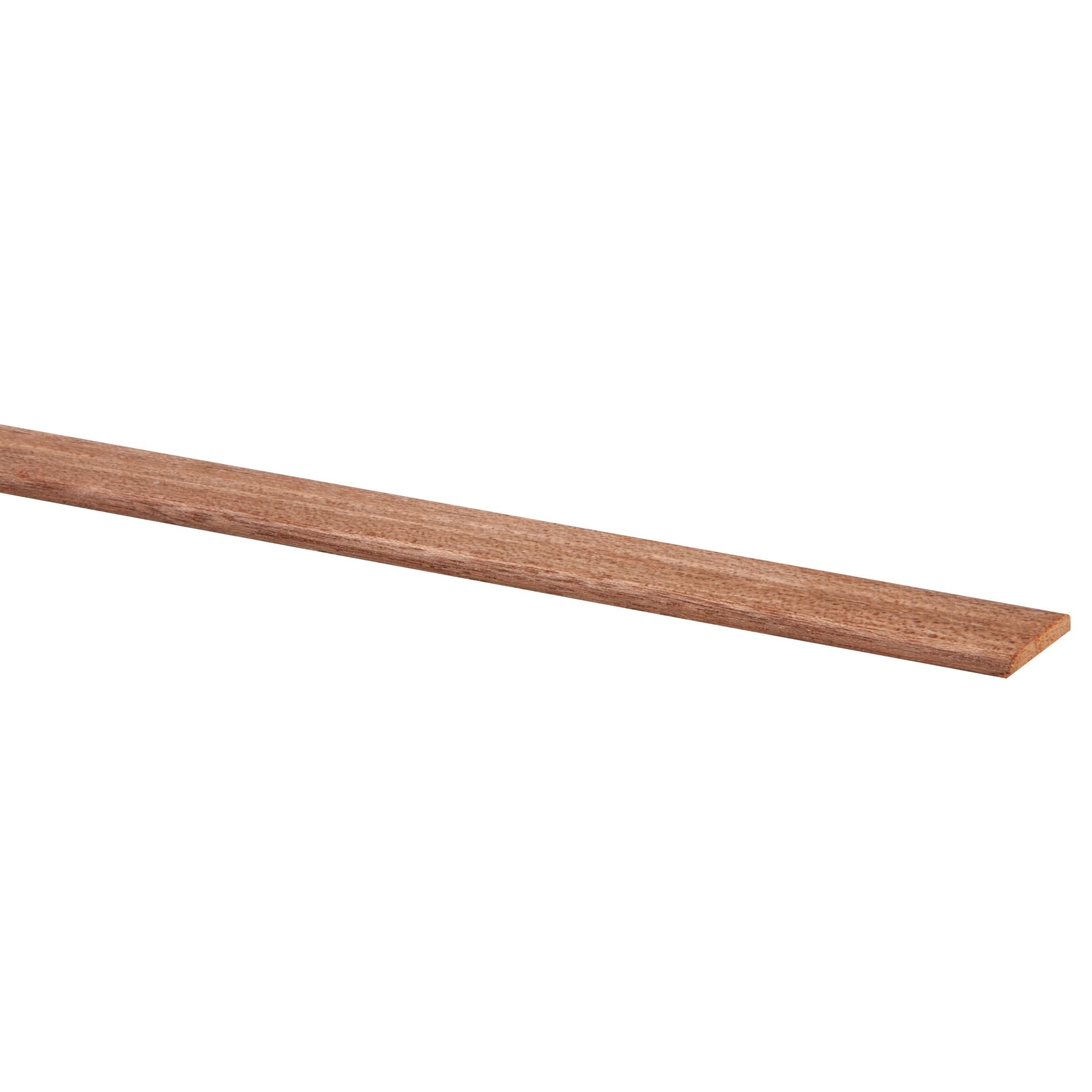 Afdeklijst hardhout 4x30mm 270cm