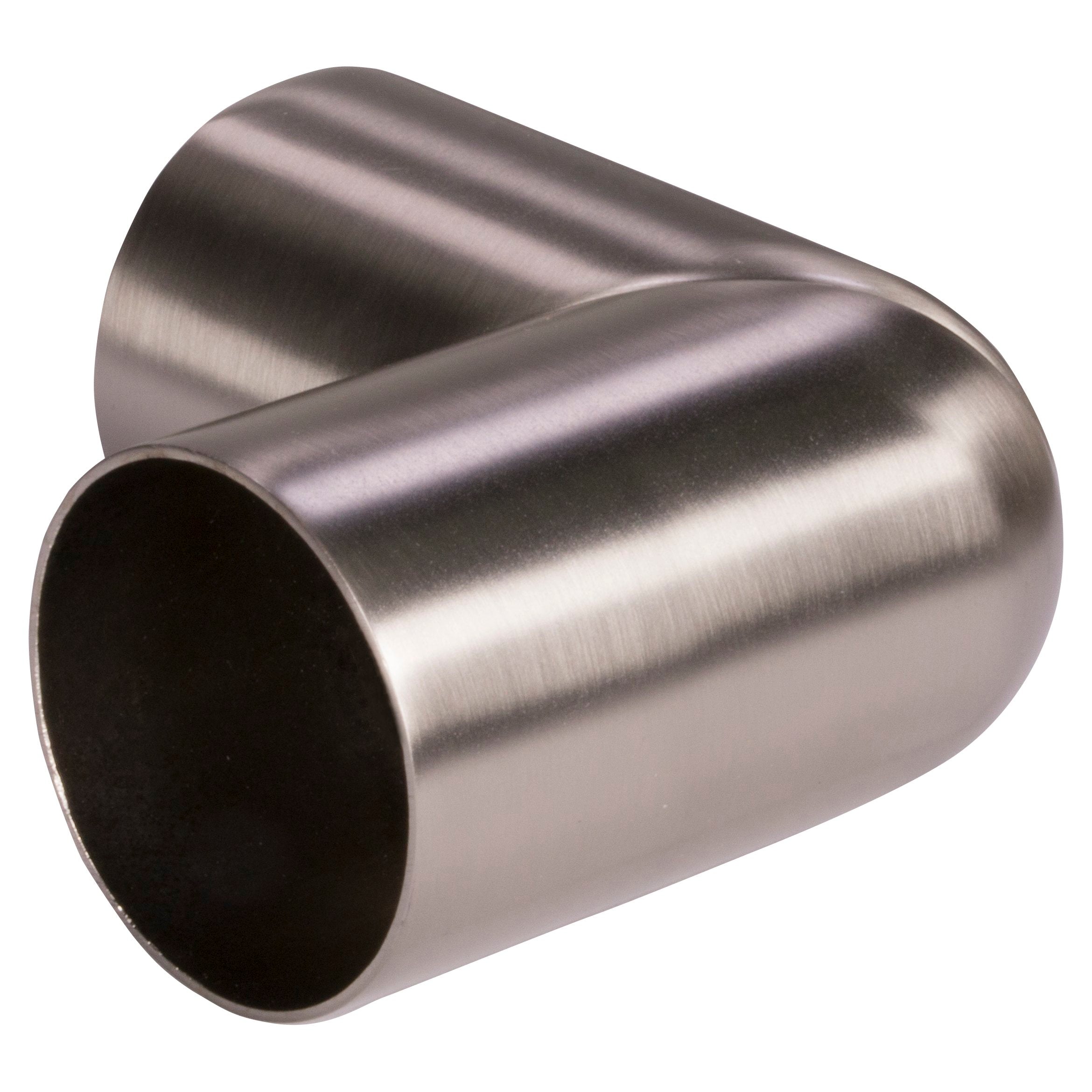 CanDo koppelstuk voor trapleuning - RVS-look - Ø45 mm