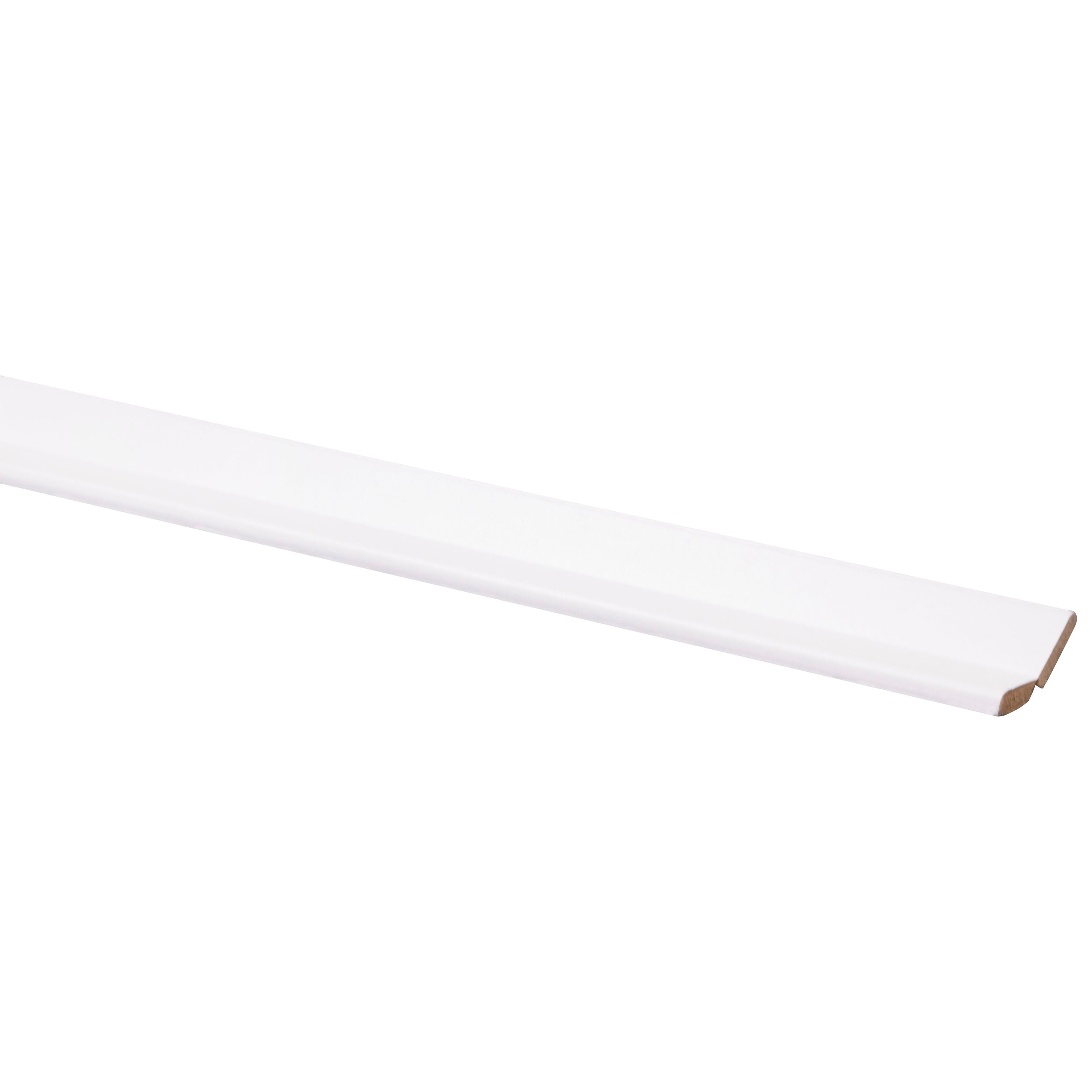 Vouwhoek MDF folie zelfklevend wit 20x20mm 260cm