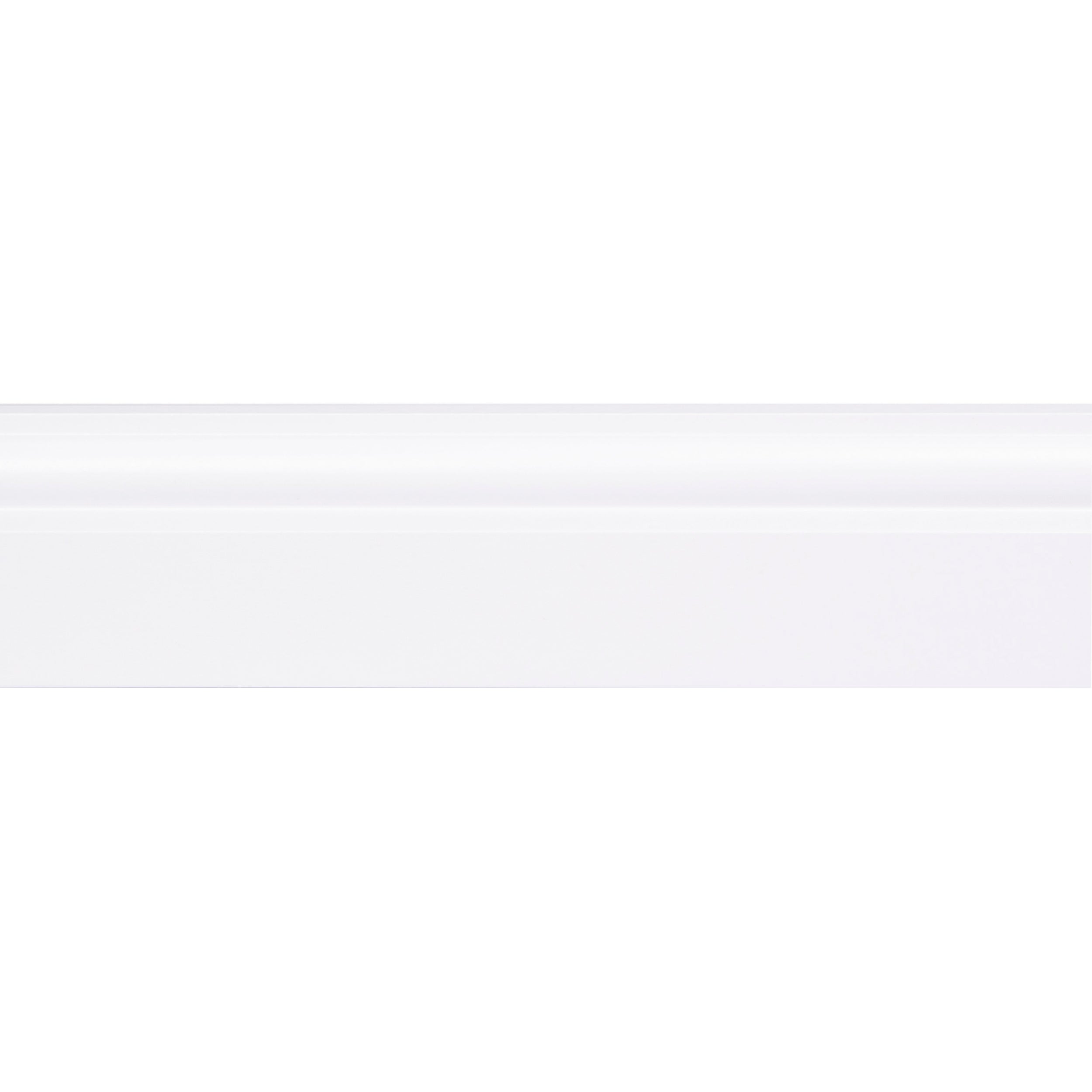 CanDo hoge plint Classic - Wit - 240cm - 12x80mm