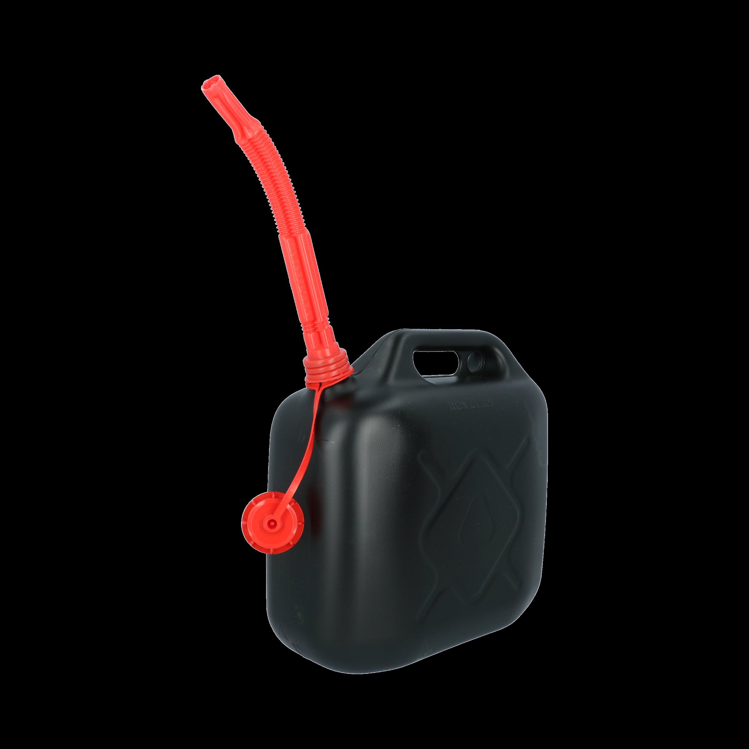 Carpoint jerrycan kunststof zwart/rood 10L