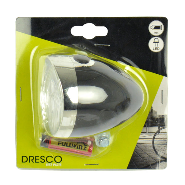 Dresco koplamp klassiek zwart
