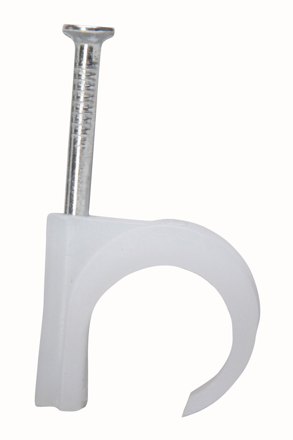 Kopp spijkerclip 16-20mm wit 10st.