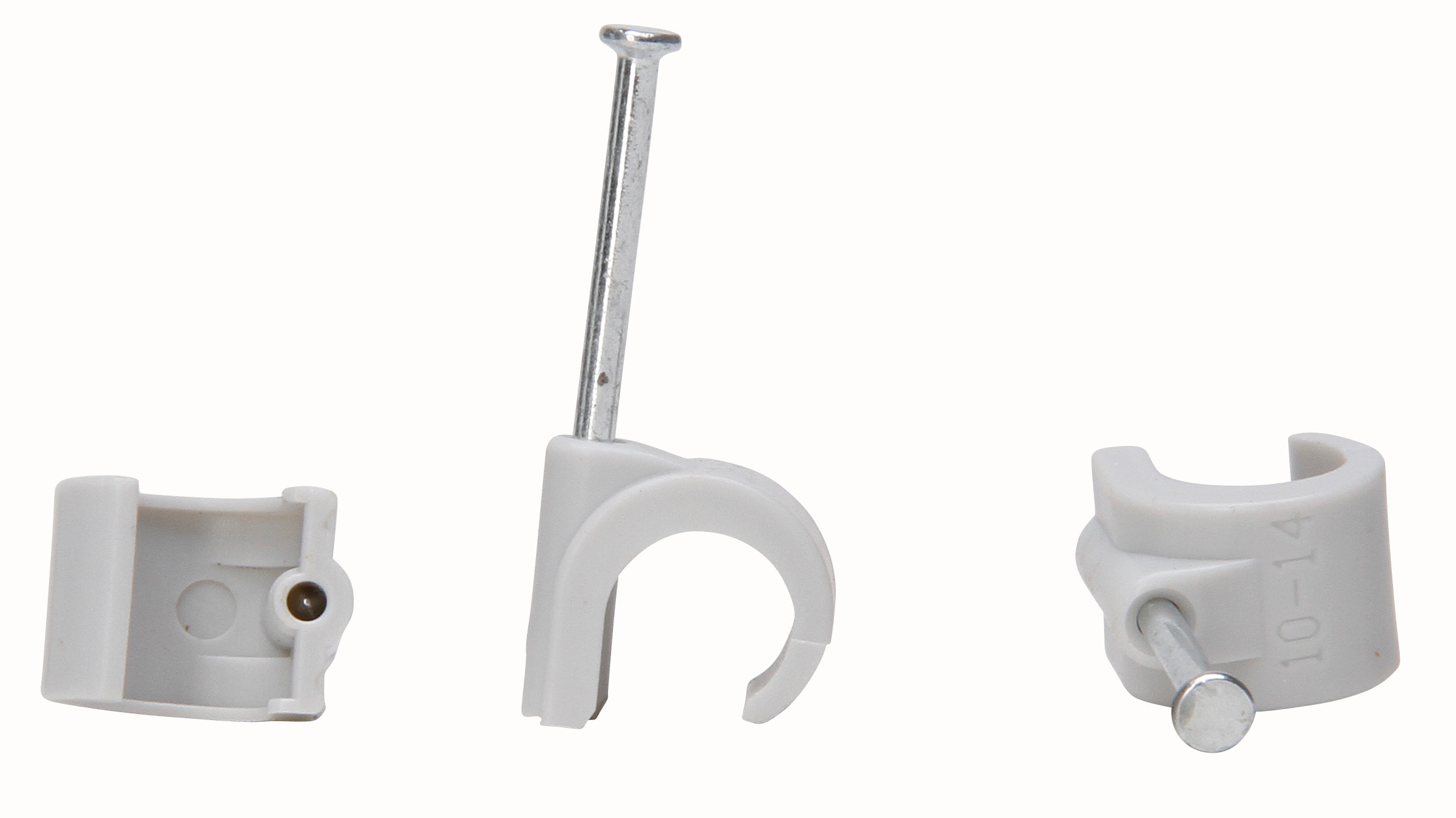 Kopp spijkerclip 10-14mm grijs 25st.