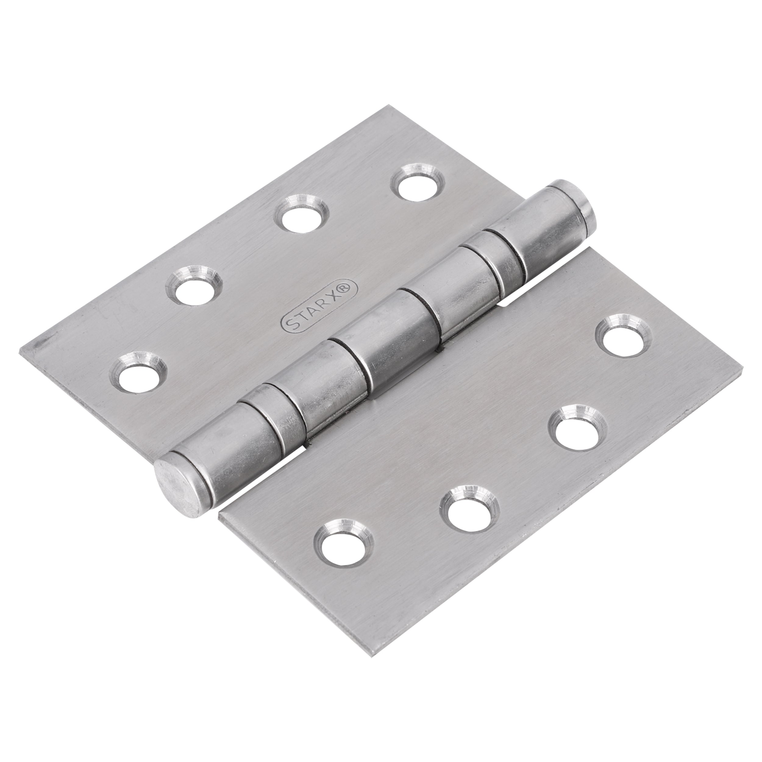 Starx kogelscharnier - met pen - 89 x 89 mm - RVS