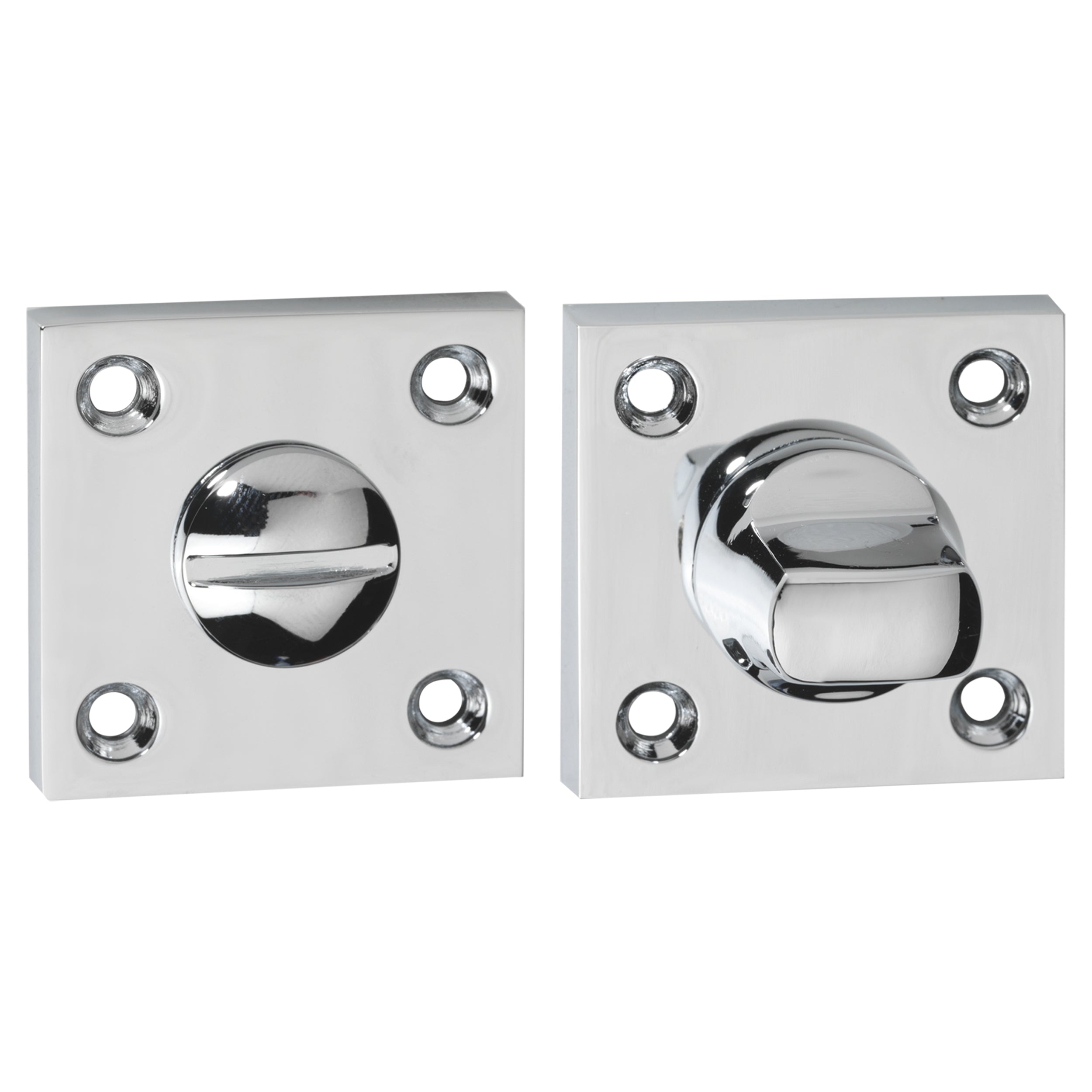 Rozet vierkant schr modul wc chroom