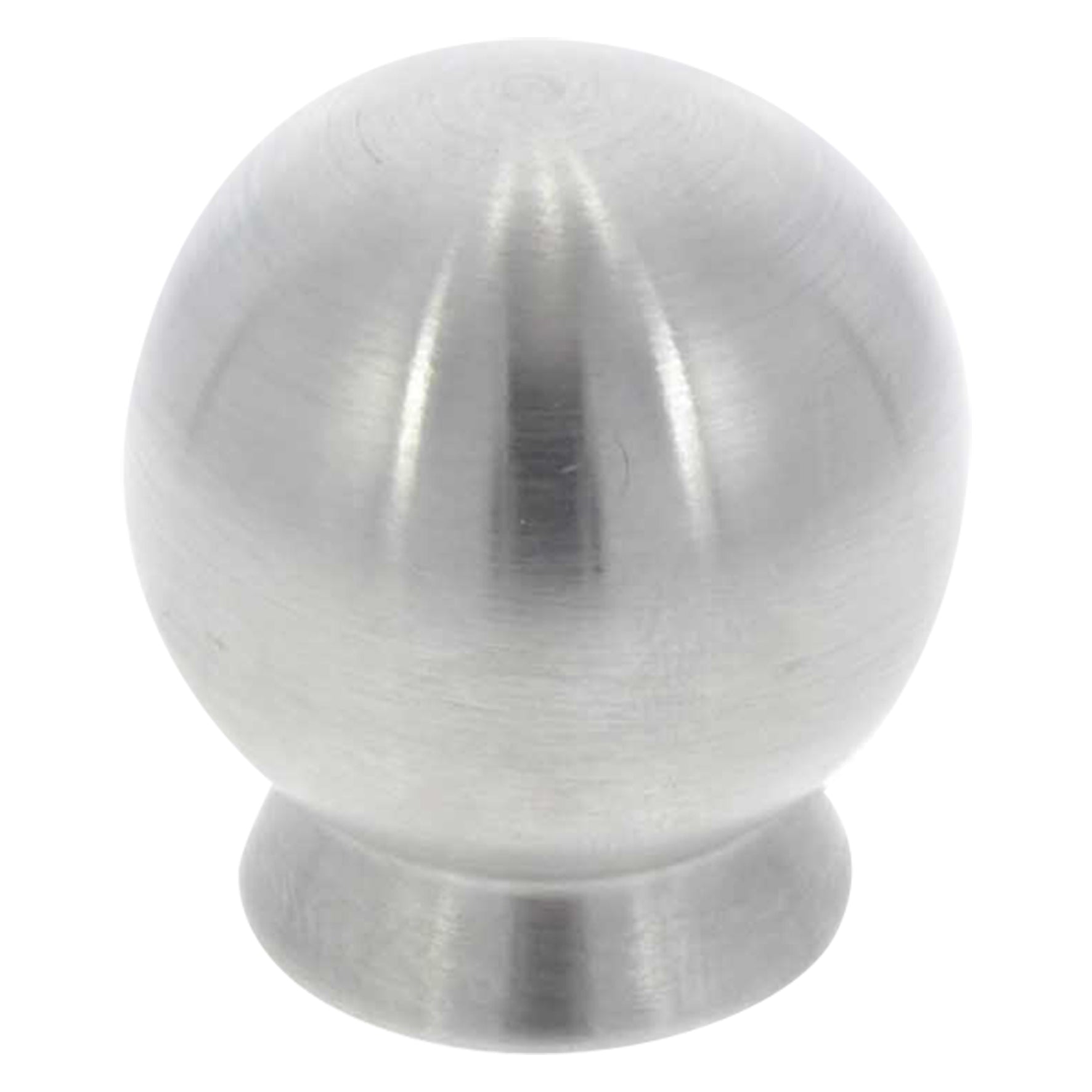 Knop bolrond achterplaat dia30mm
