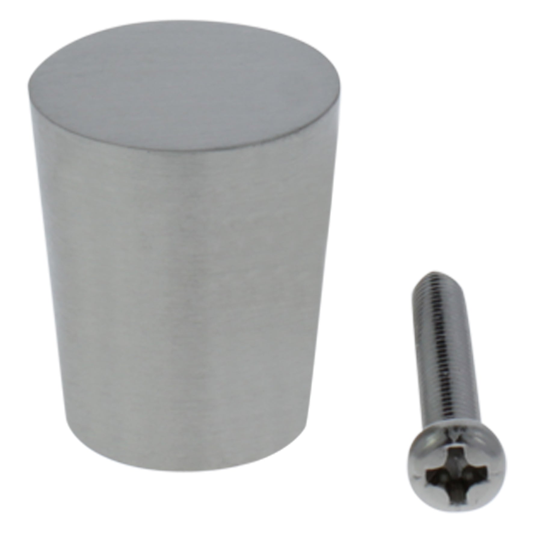Knop conisch dia20mm rvs