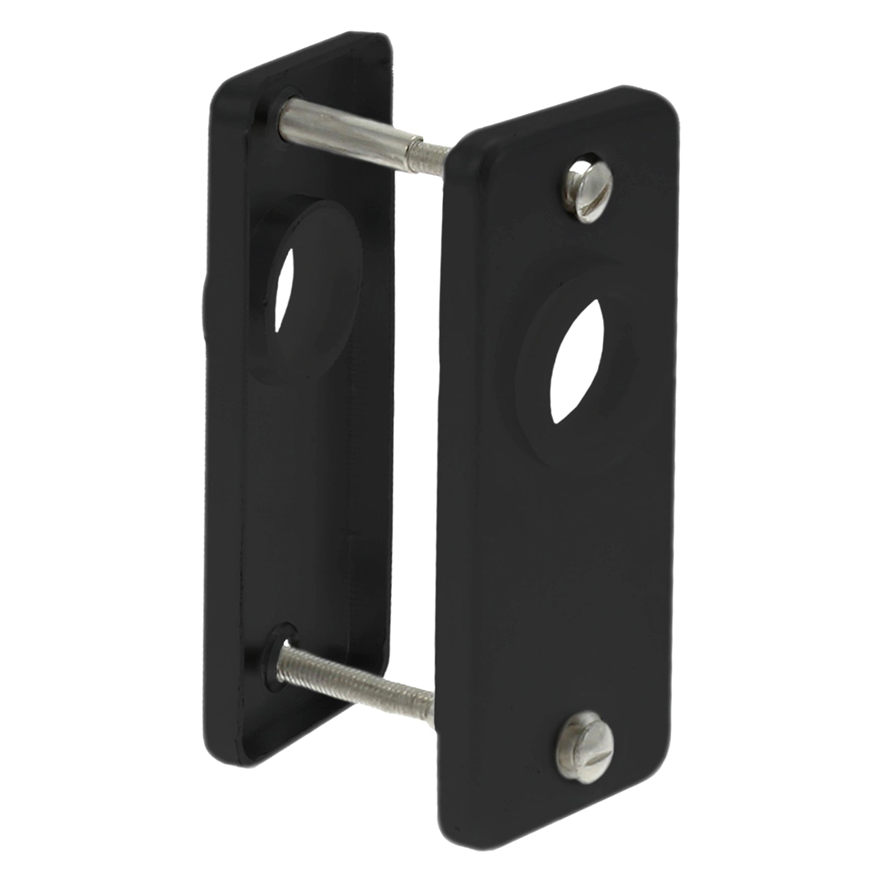 Patentrozet aluminium/zwart (2)