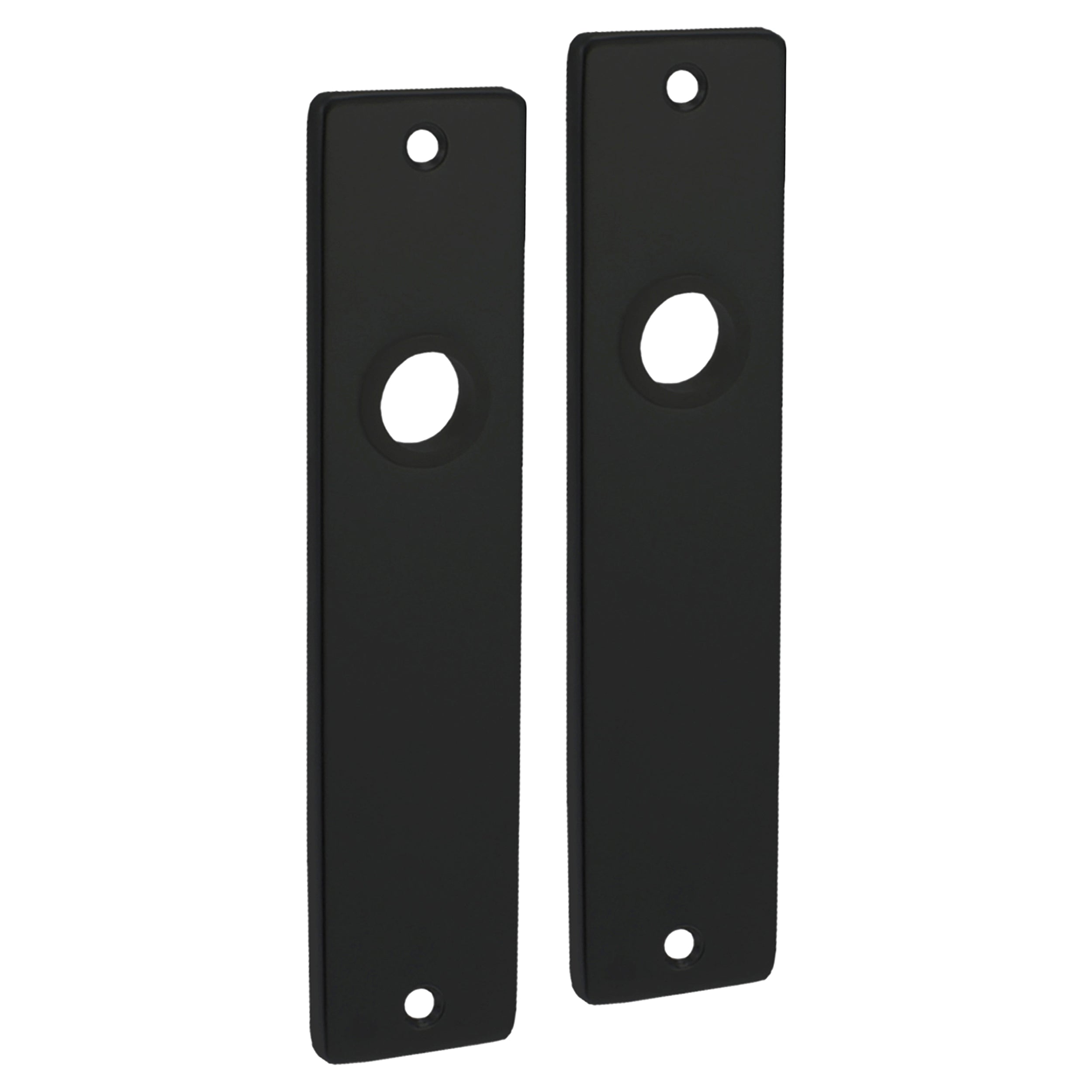 Kortschild blind aluminium/zwart (2)