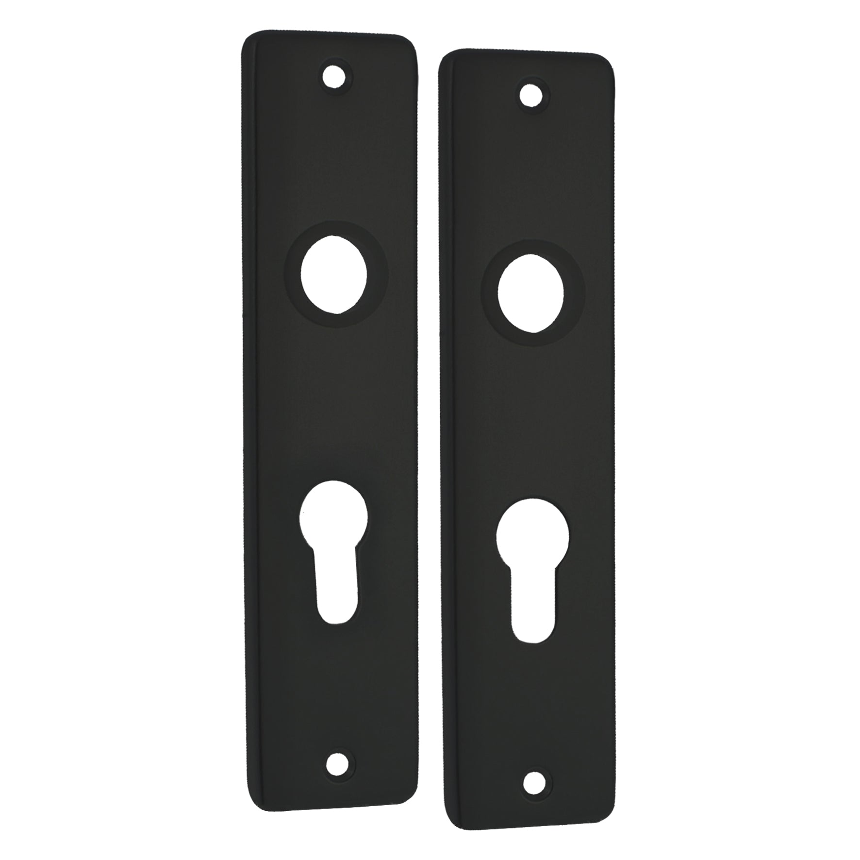 Kortschild pc55 aluminium/zwart (2)