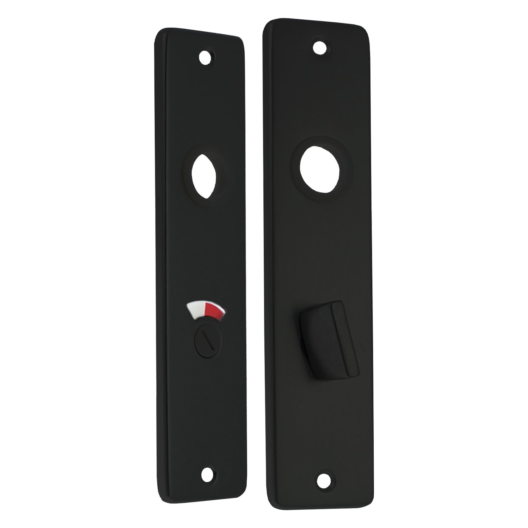 Wc-schild 57-5 aluminium/zwart (2)