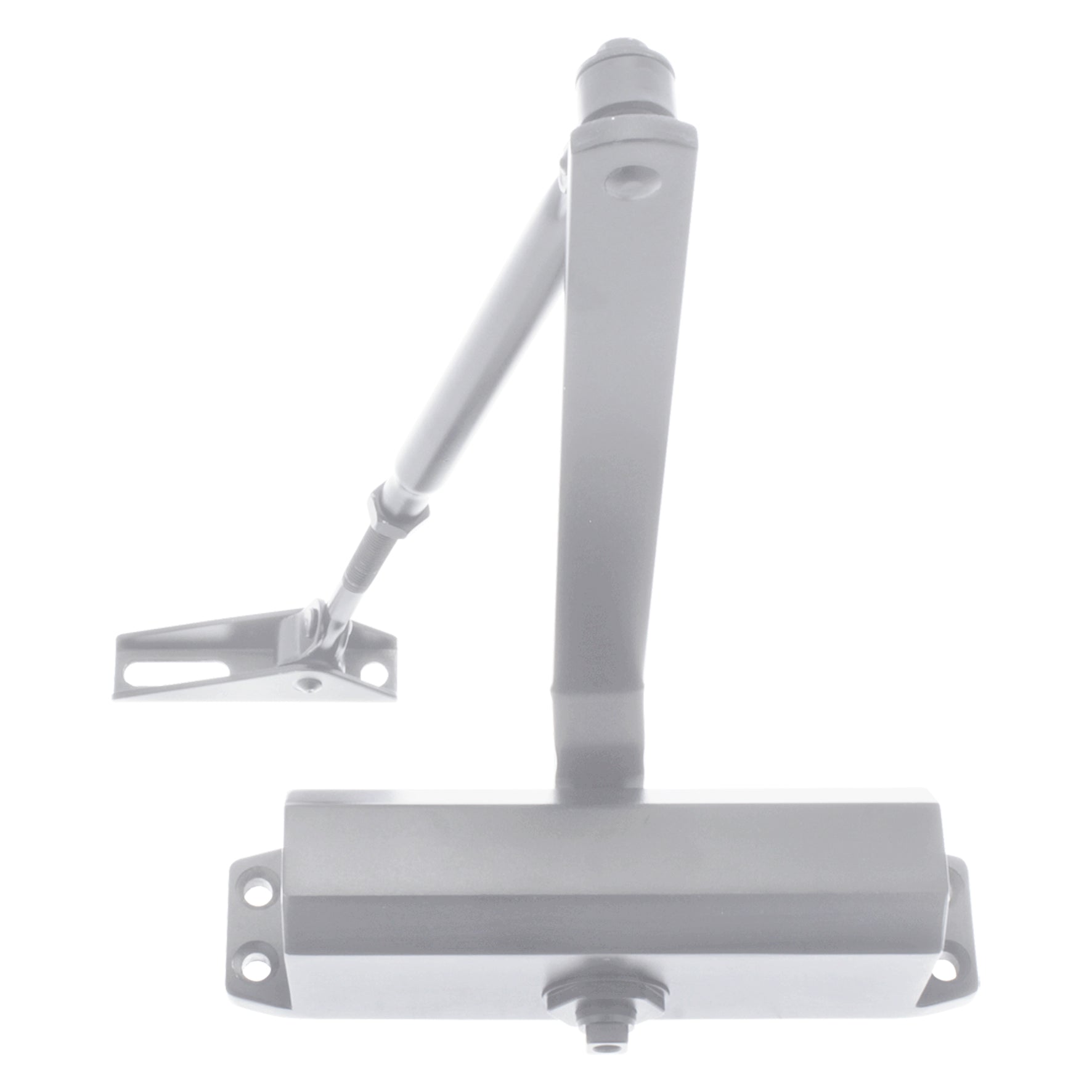 Deurdranger 40-65kg aluminium zilver