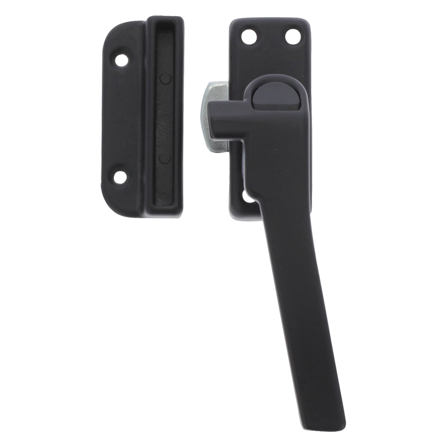 Raamsluiting nok/knop rechts, zwart
