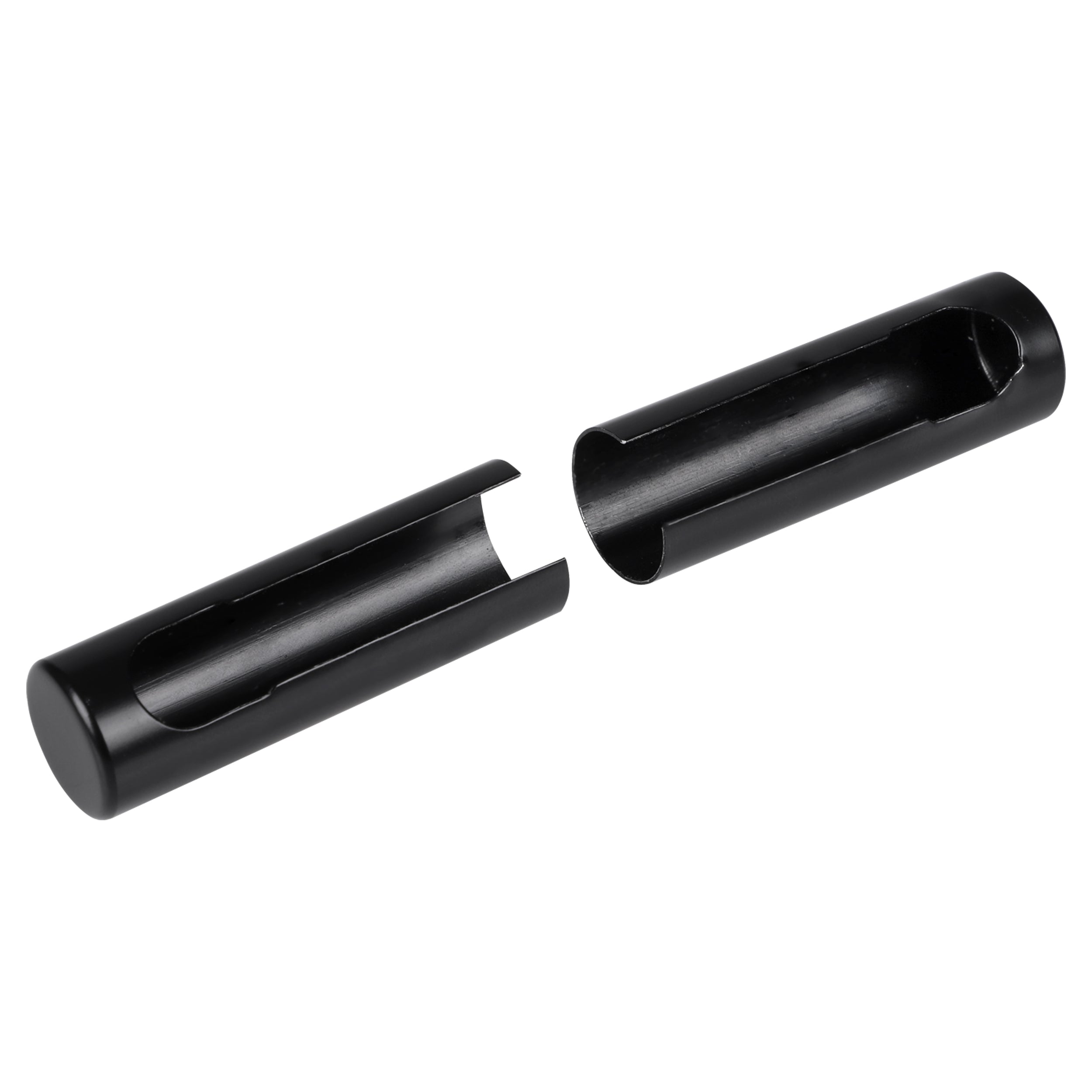 Starx overschuifhuls - paumelle - 14/45 mm - vernikkeld - zwart