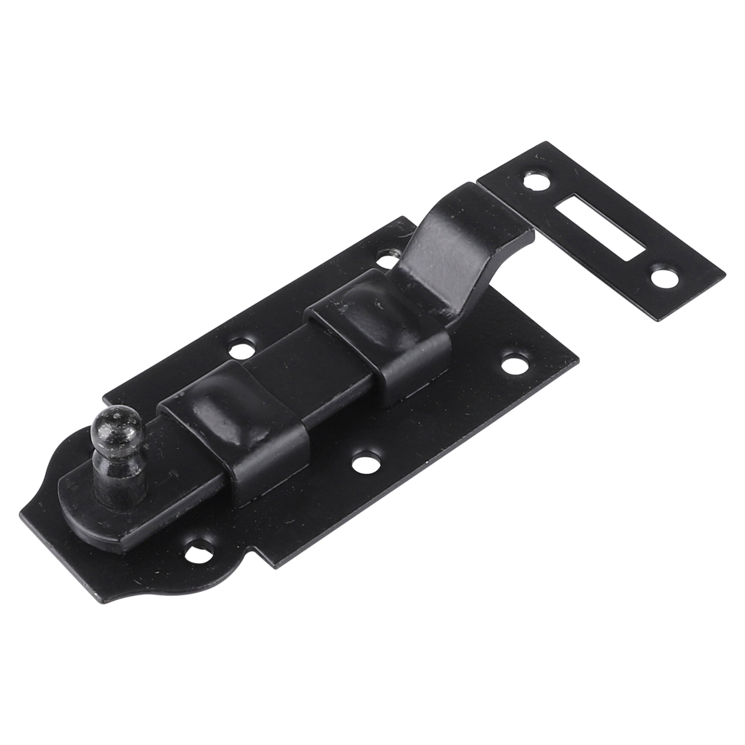 Sx schuif met bocht 100mm zwart
