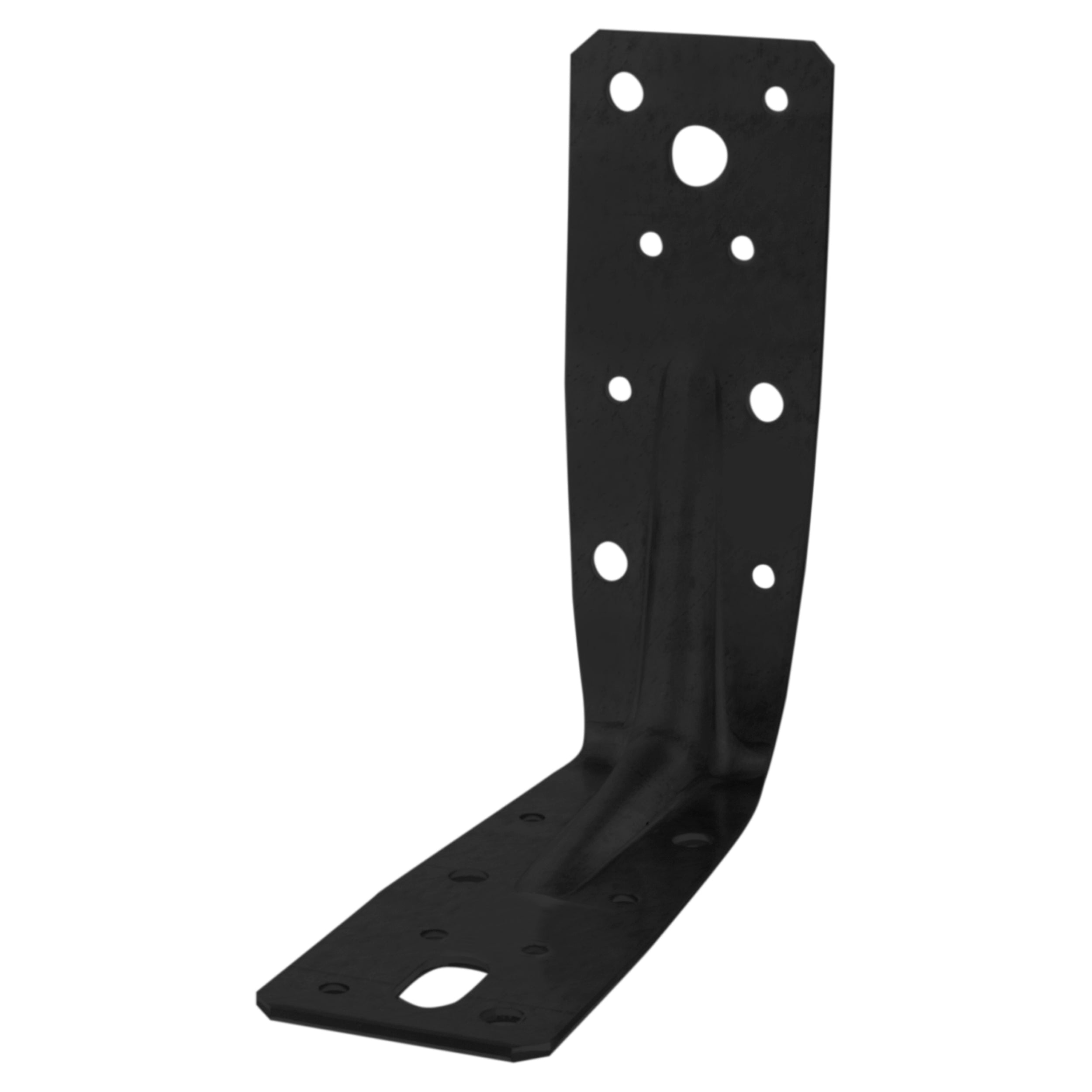 Hoekanker/ril 125x125x46x2.5 zwart