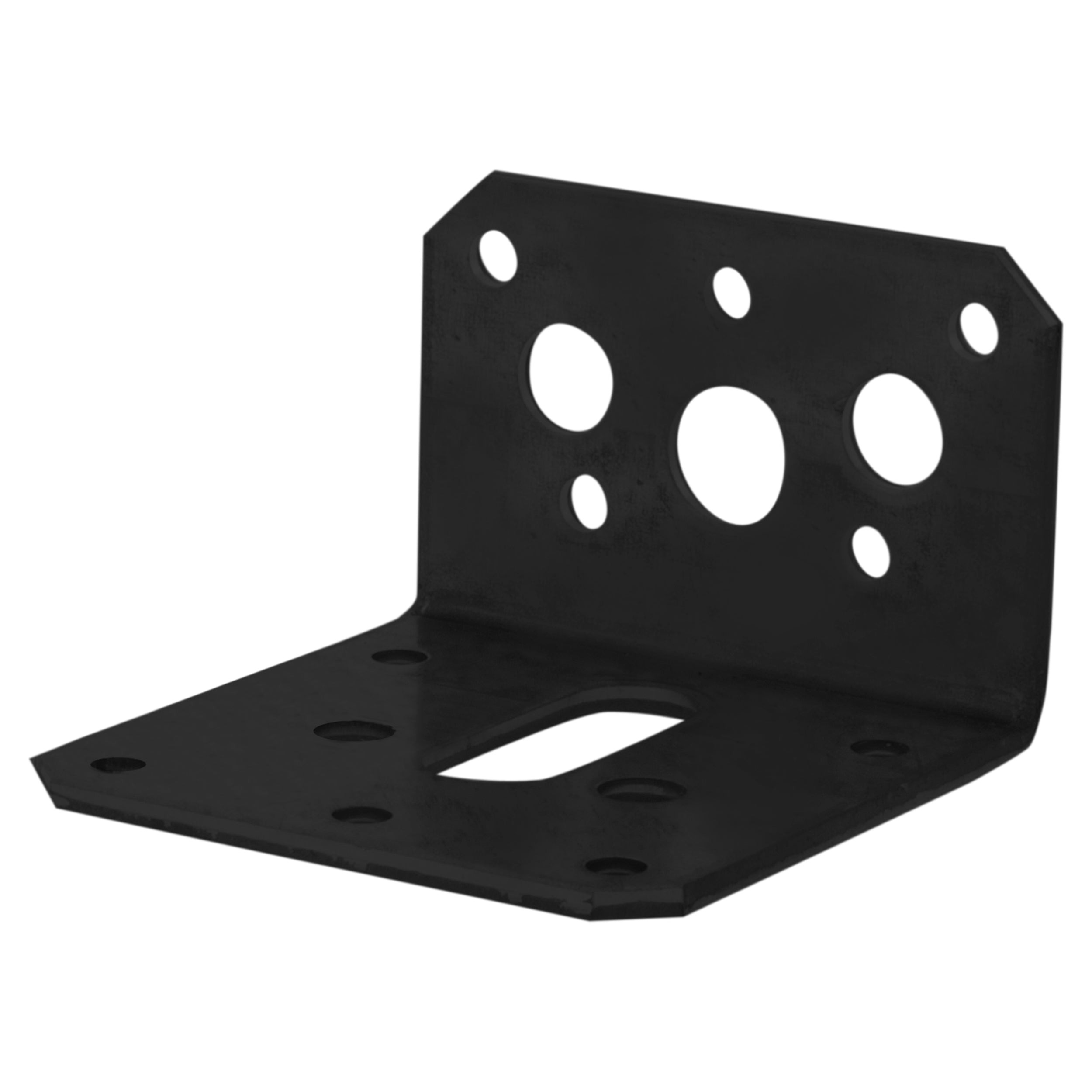 Hoekanker vlak 40x60x60x2.5 zwart