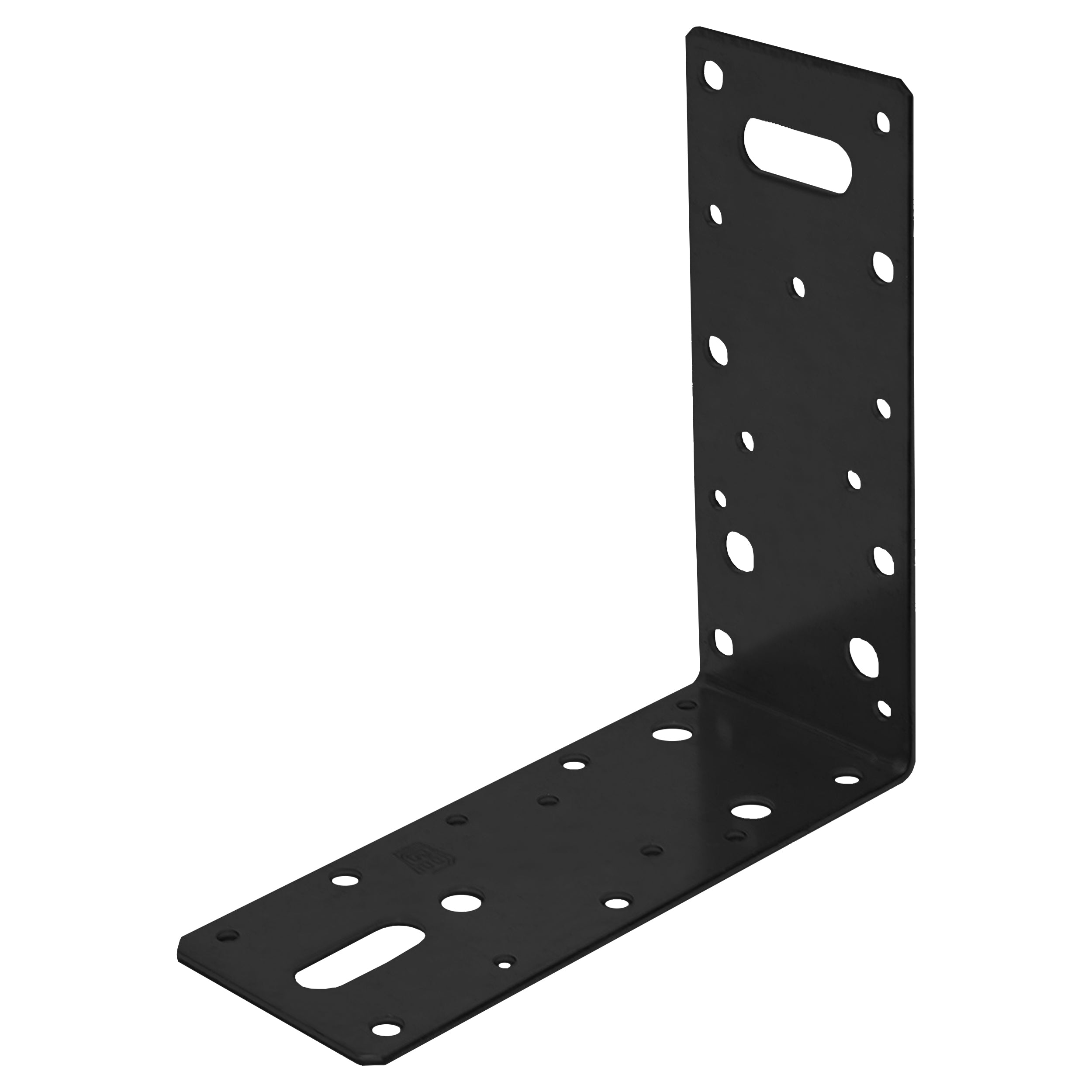 Hoekanker vlak 150x150x60x2.5 zwart