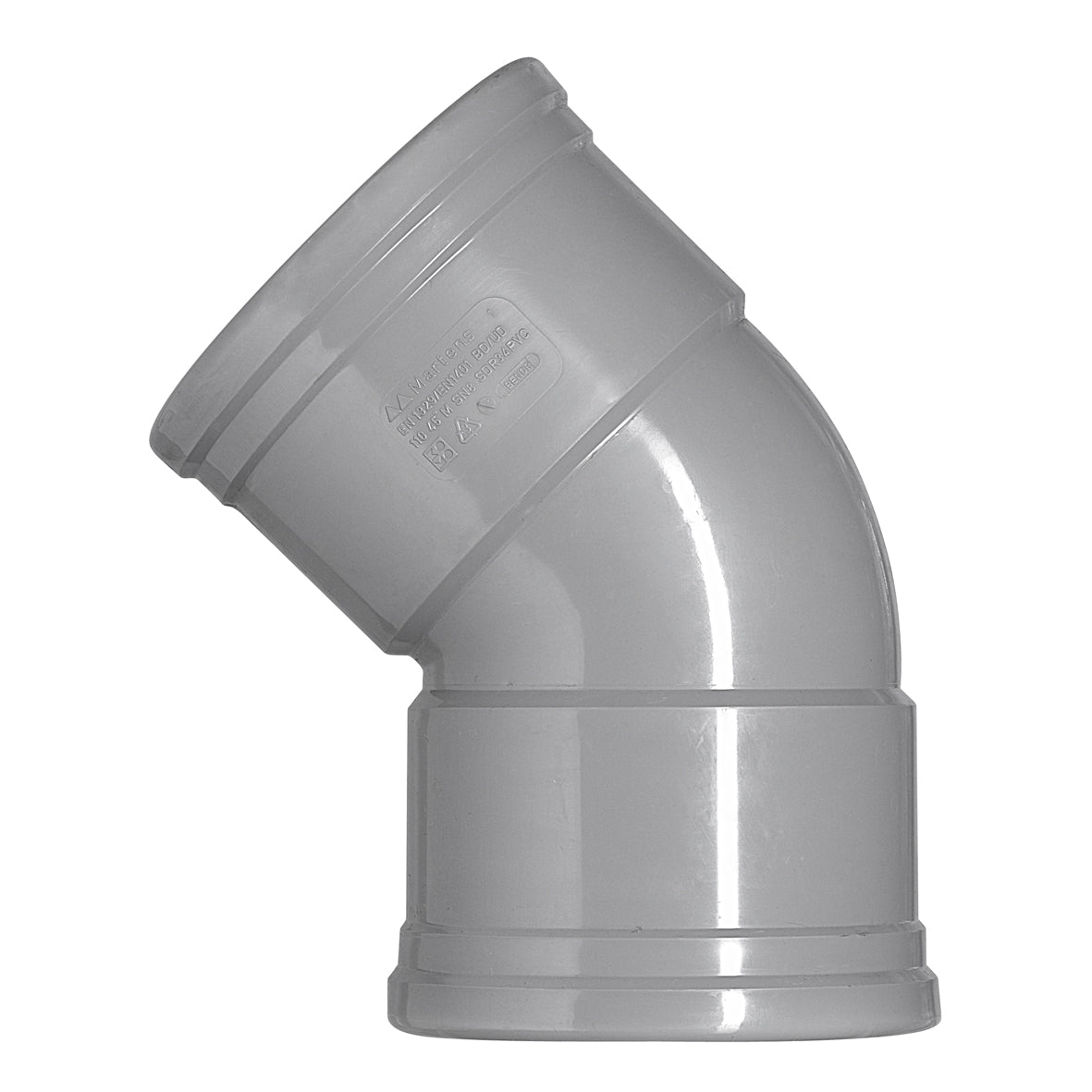 Martens PVC bocht 45° 110MM 2x