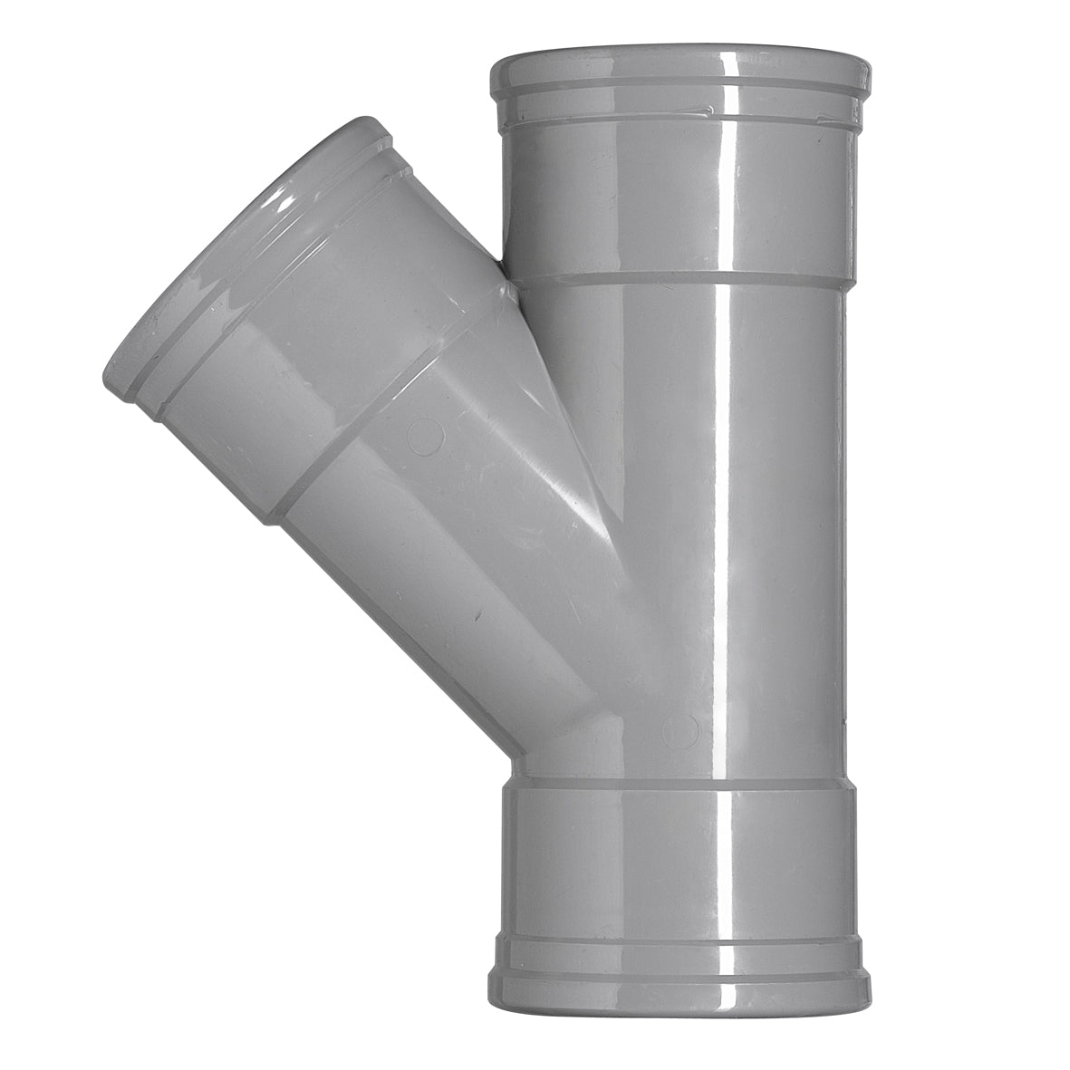 Martens PVC t-stuk 125x125mm 3xmm 45gr grijs