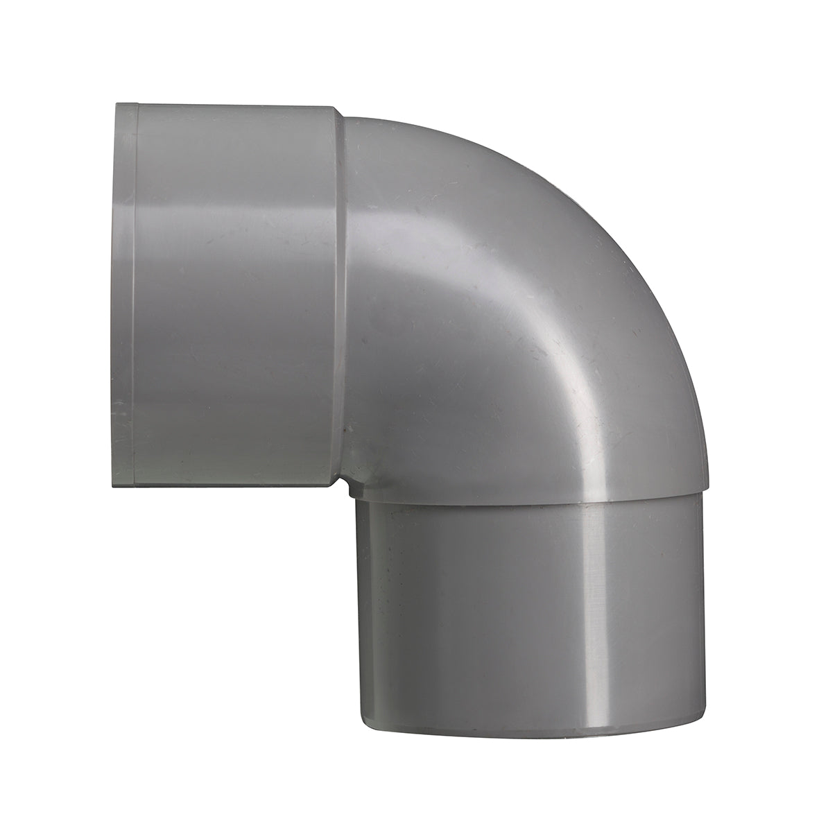 Martens bocht met 1x lijmmof - HWA - PVC - Grijs - Verjongd - Ø100mm - 87°